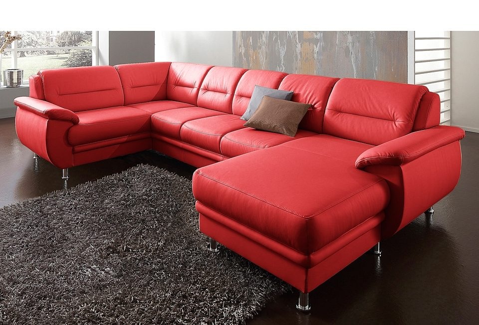 sit&more Wohnlandschaft "Mailand U-Form, B: 312 cm" optional Bettfunktion günstig online kaufen