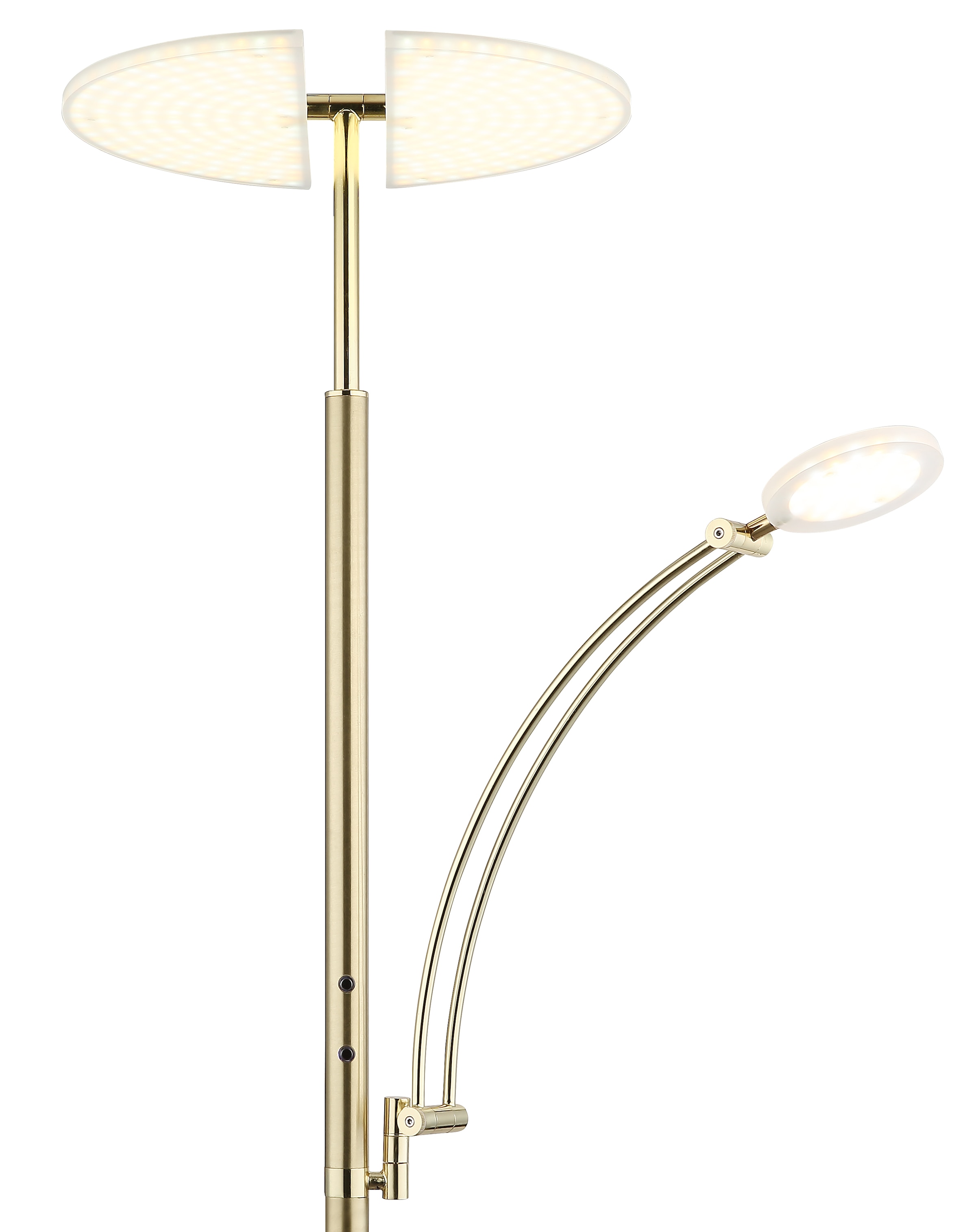 GLOBO LIGHTING Stehlampe »TIRANA« LED-Modul 1 Stk. Deckenfluter Metall, Acryl satiniert, dimmbar, LED 40W