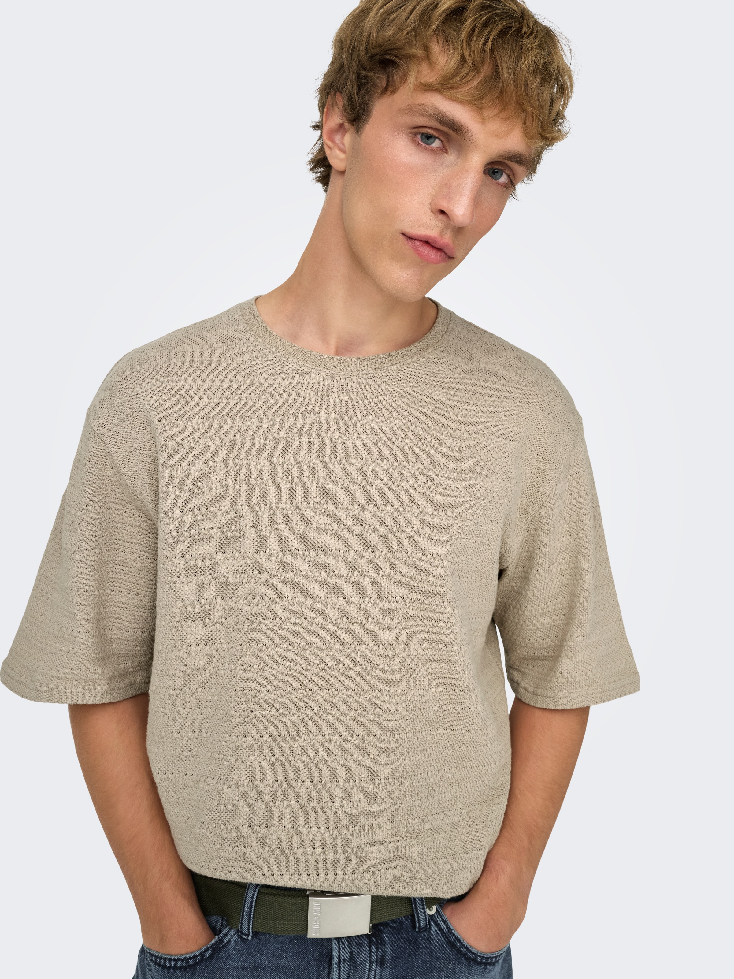 Thumbnail - ONLY & SONS Strickpullover "ONSGIVO REG 12 SS CREW KNIT NOOS"