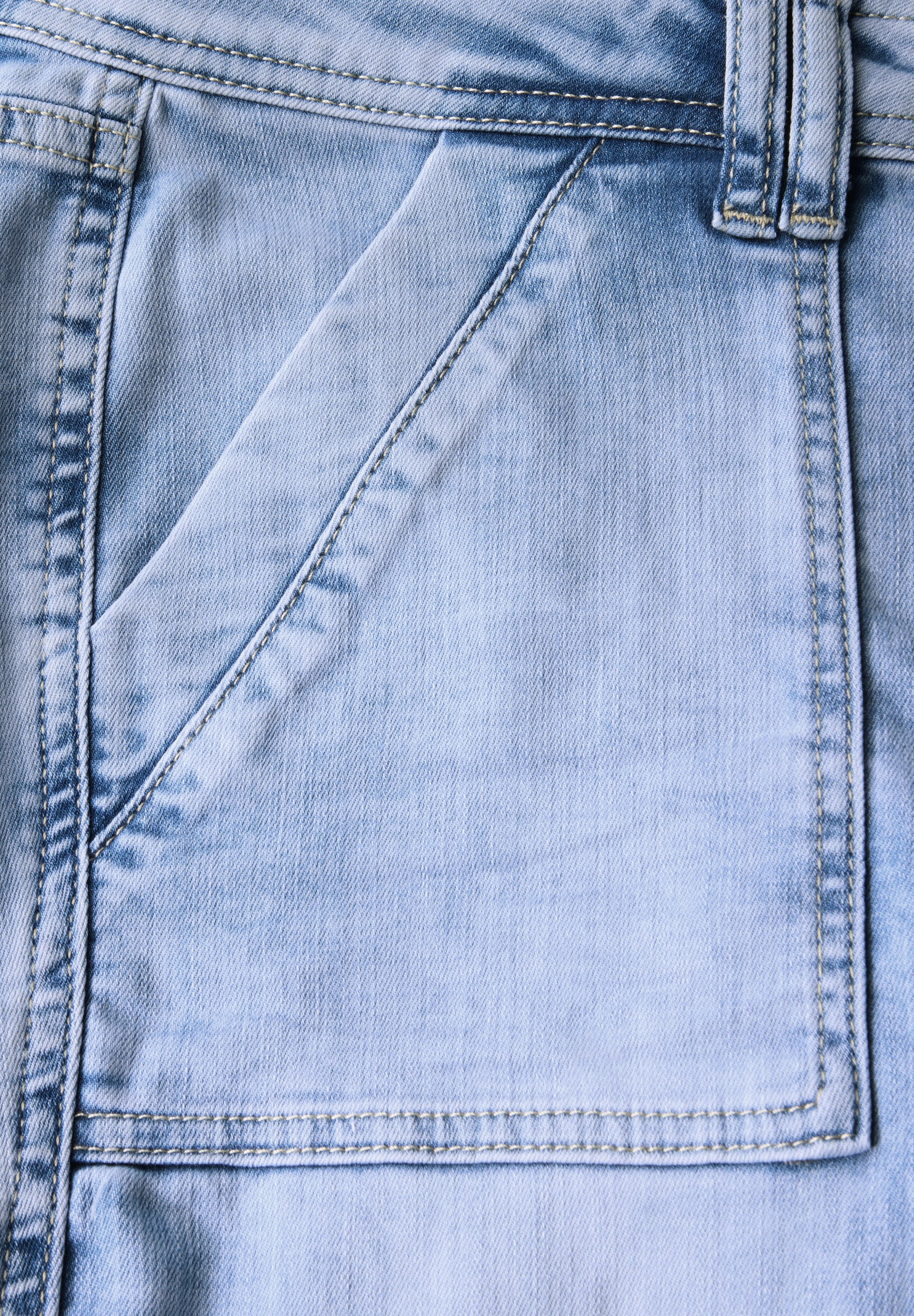 STREET ONE Gerade Jeans, aus Baumwolle mit Stretchanteil