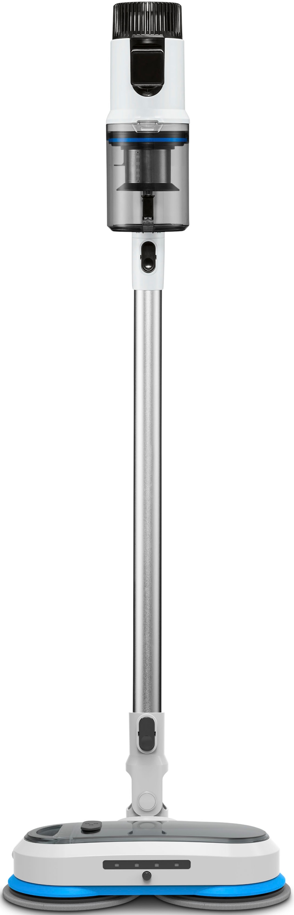 Medion® Akku-Stielstaubsauger »P400 W+ (MD 11860), elektrischer Wischaufsatz, 26 kPa Saugleistung«, LED-Touch-Display, Staubsensor, Wechselakku, integriertes Zubehör