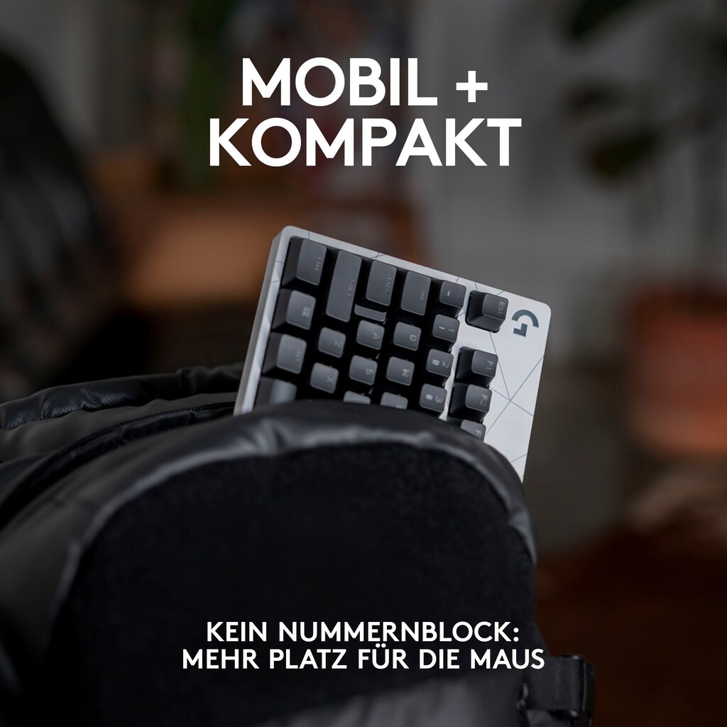 Logitech G Gaming-Tastatur »PRO K/DA«, (USB-Anschluss-Funktionstasten-Profil-Speicher)