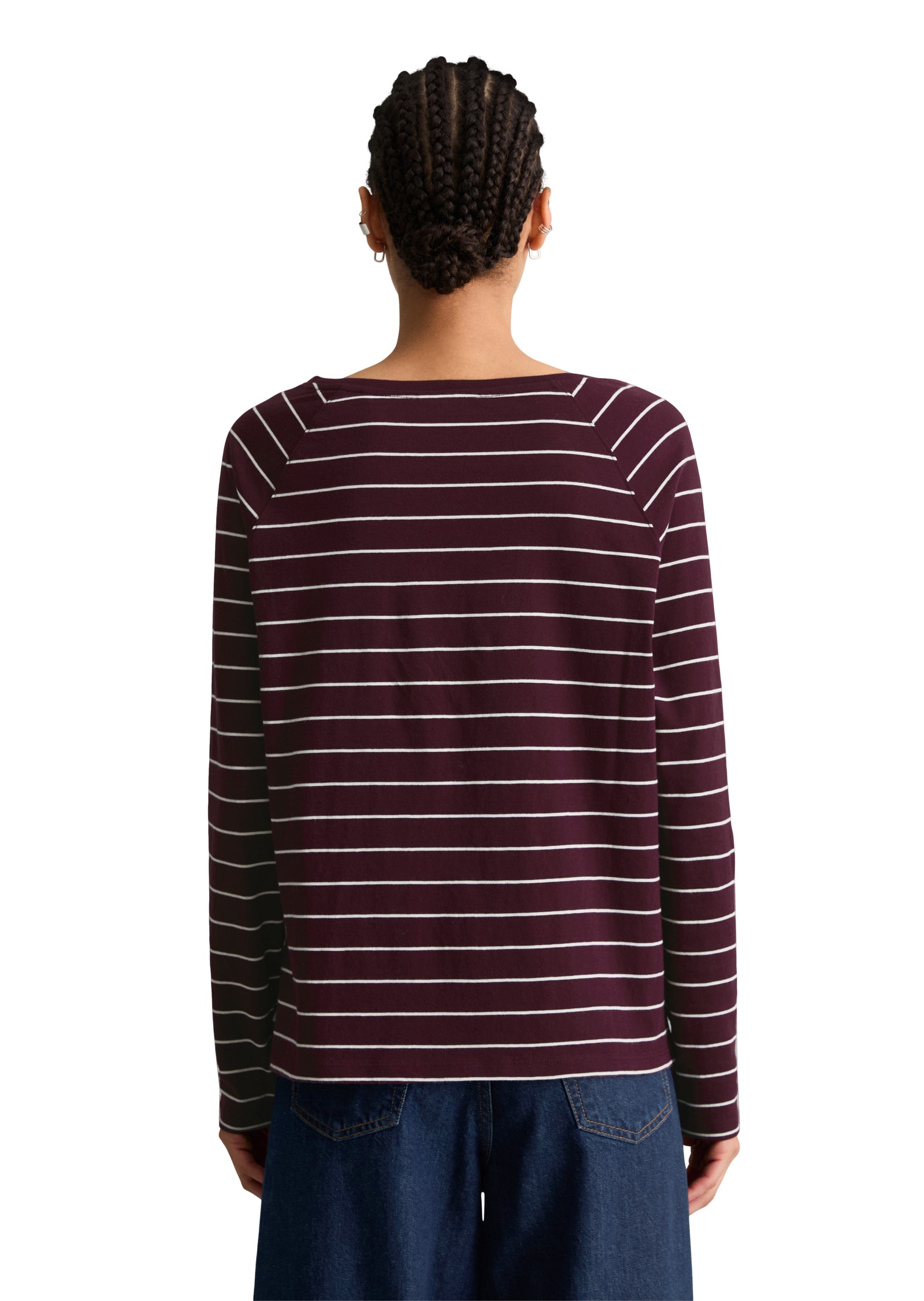 Marc O'Polo DENIM Langarmshirt »aus Loose Knit Jersey«