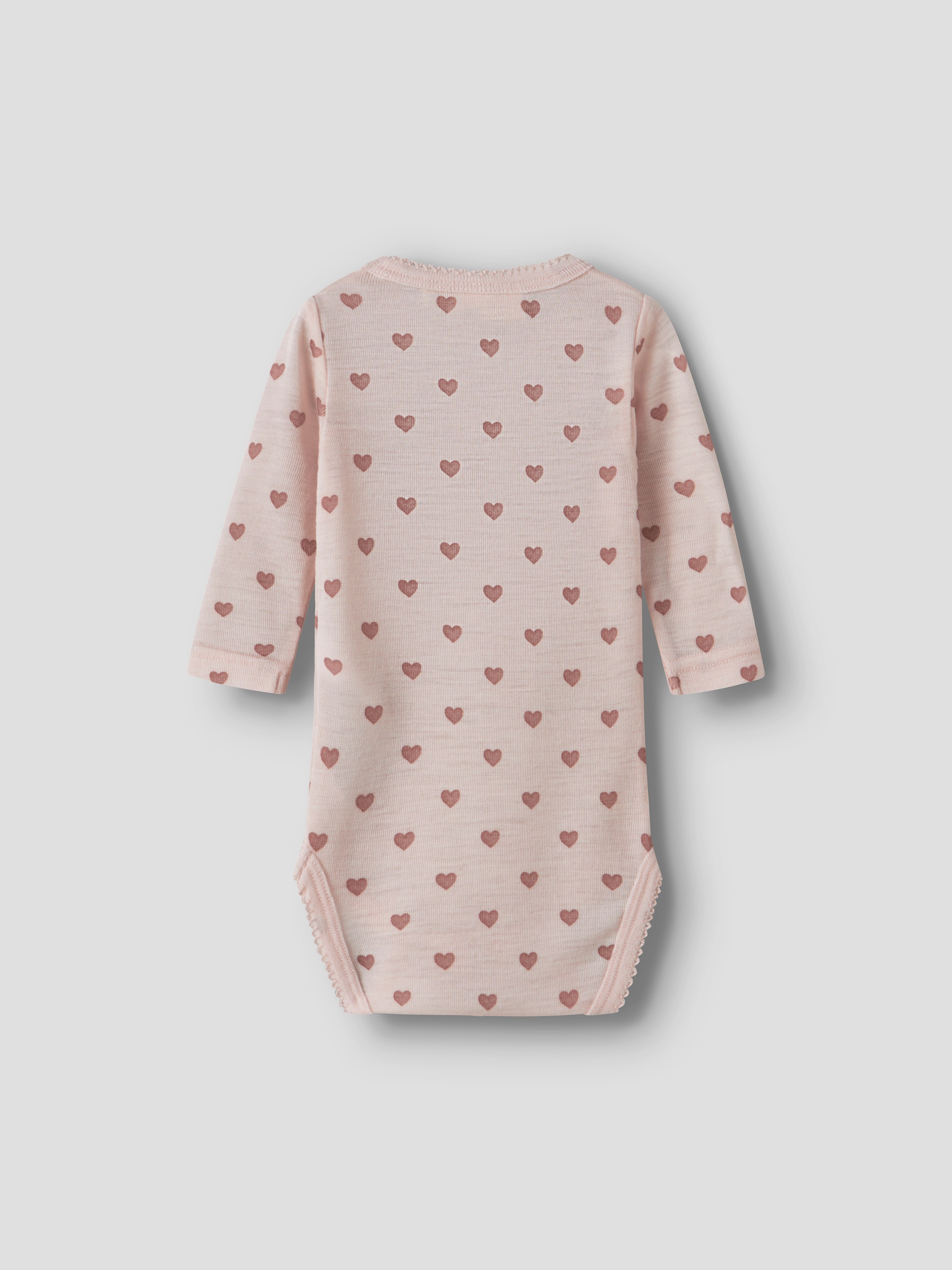 Lil' Atelier Langarmbody »NBFNOEL NIA WOOL LS SLIM BODY LIL NOOS« aus reiner Wolle, weich und wärmend