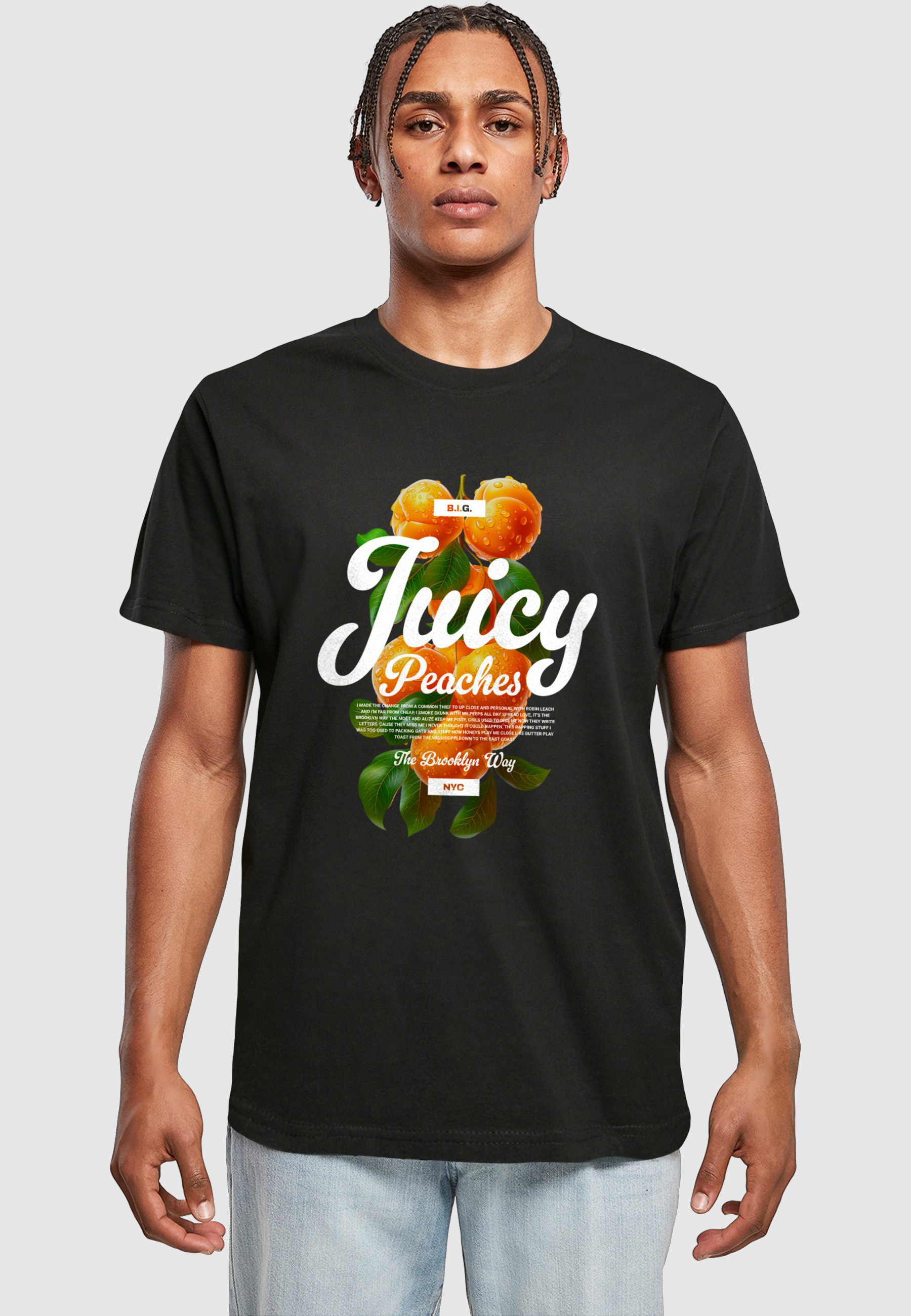 MisterTee T-Shirt »MisterTee Delicious Peaches Tee« 1 Stk.