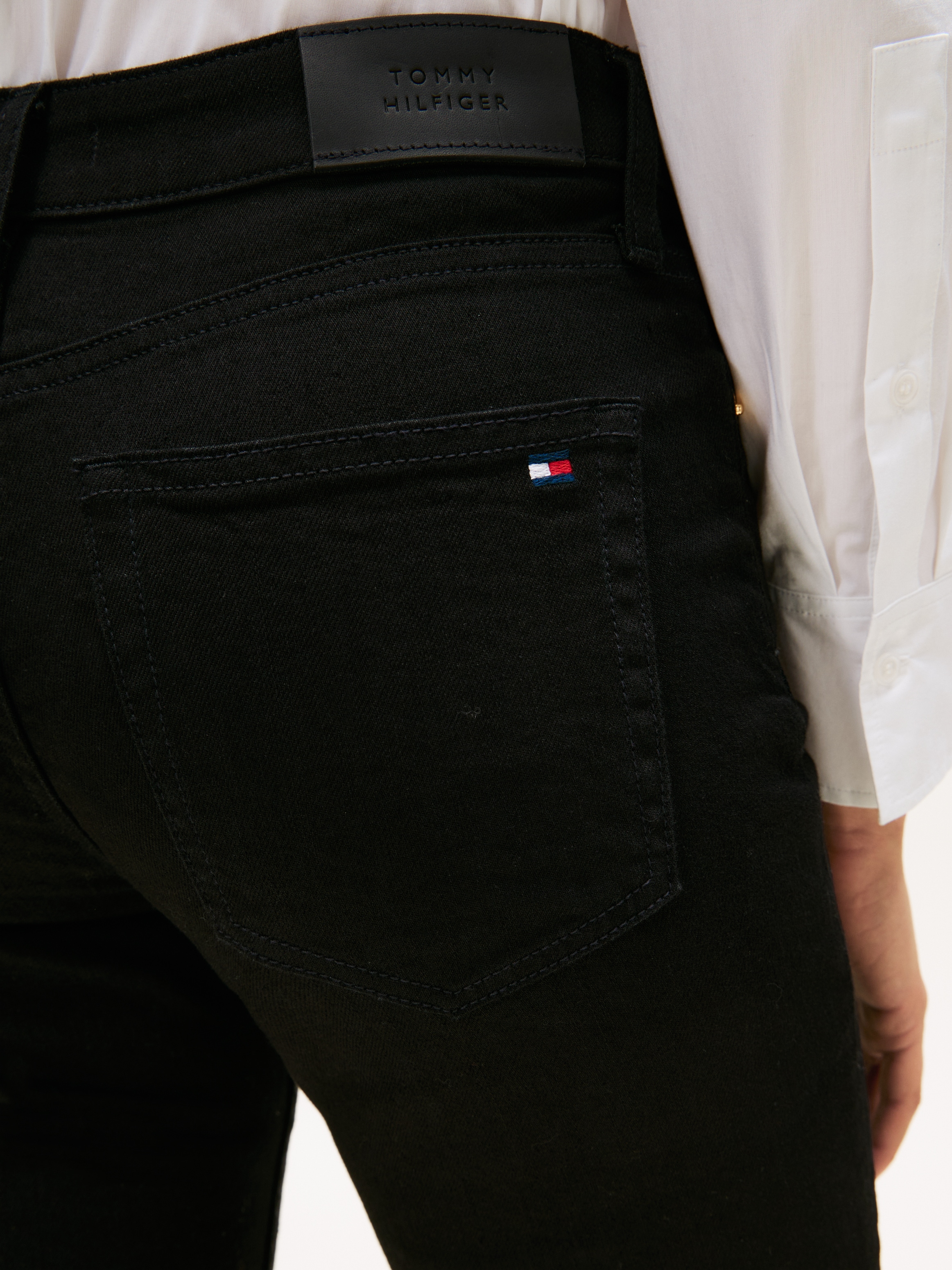 Tommy Hilfiger Slim-fit-Jeans »DNM BLACK SLIM RW«