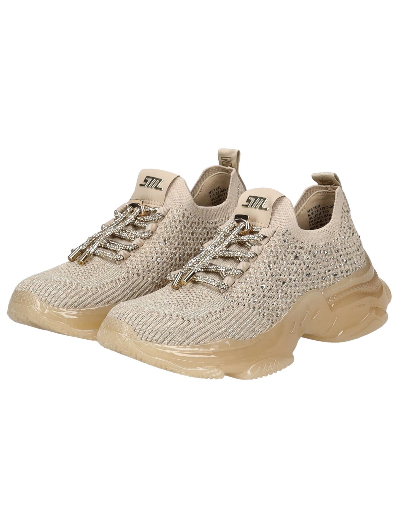 Sneaker STEVE MADDEN "STEVE MADDEN Sneaker Textil", Damen, Gr. 39, hellbeige, Textil, Schuhe Sneaker 3