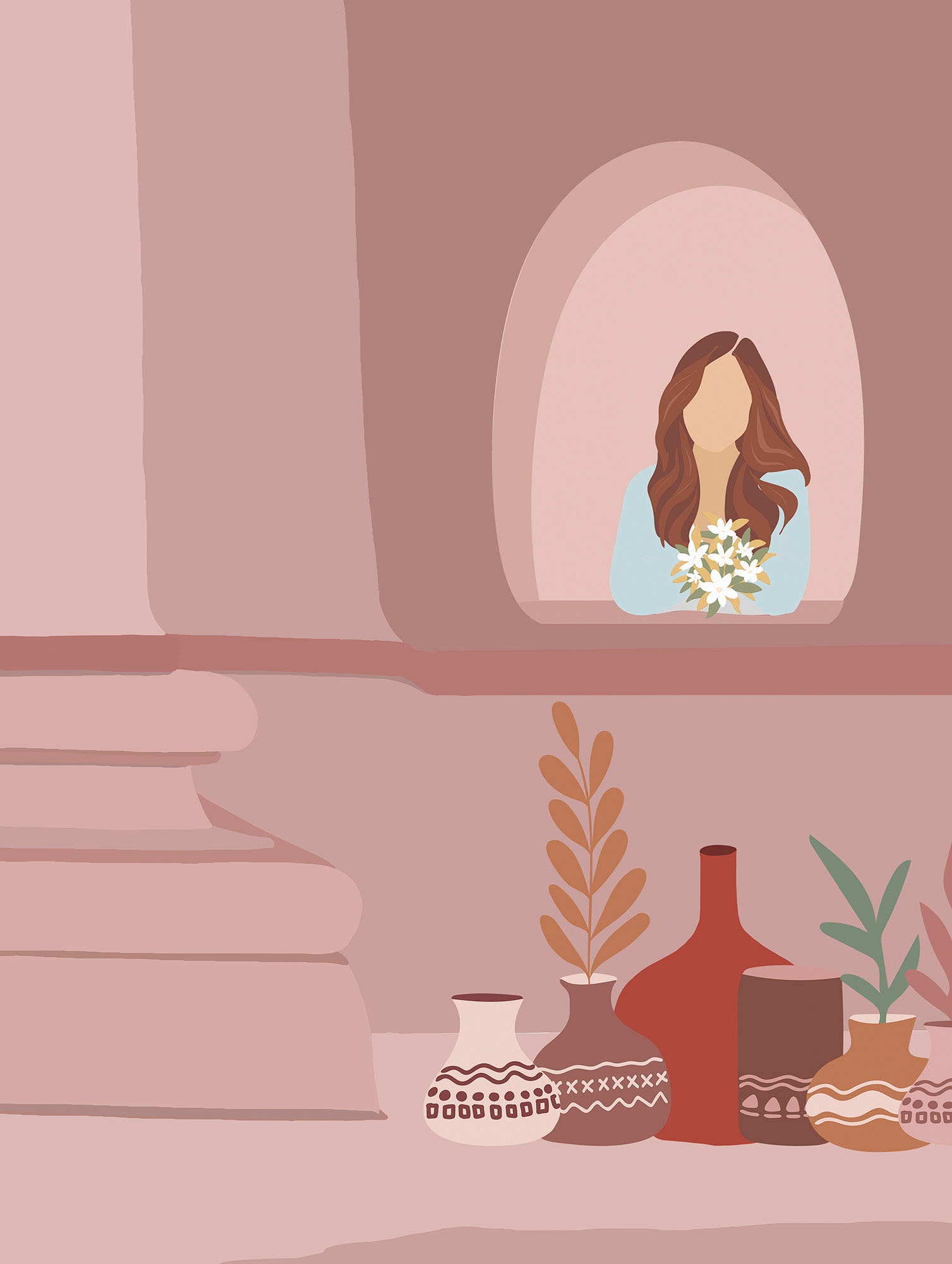 Komar Bild "Thousand and Two Nights" Natur 1 Stk. tlg. Wandbild zur Dekorat günstig online kaufen