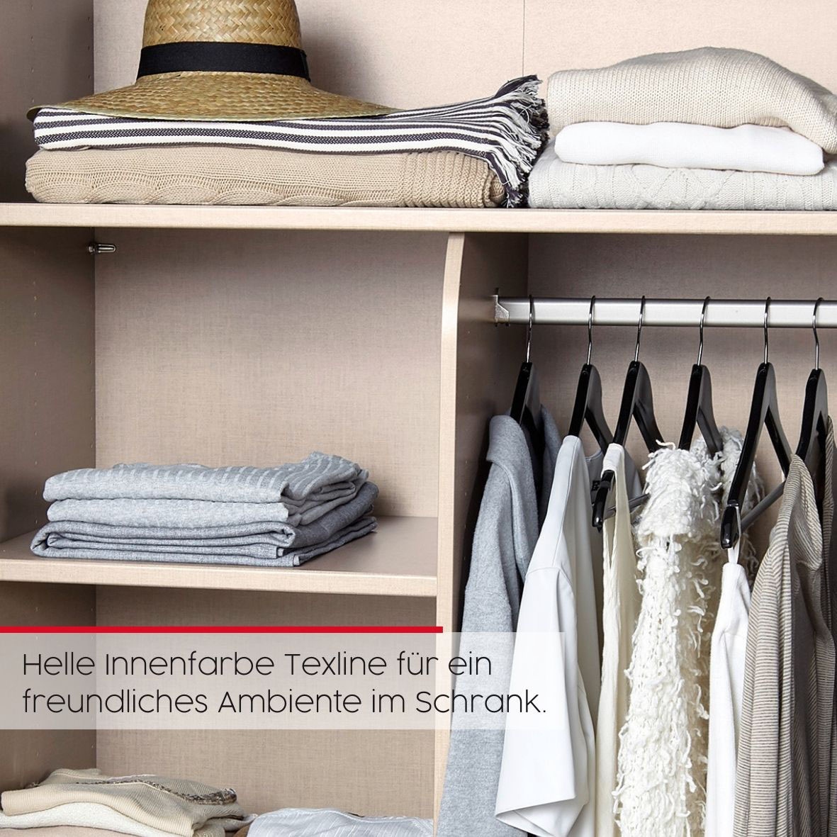 rauch Kleiderschrank »Drehtürenschrank Schrank Garderobe Wäscheschrank KONA« Breiten 251/301 cm, Höhe 223 cm, Tiefe 61 cm,  Glasauflage, Massivholz-Absetzung, Soft-Close-Funktion MADE IN GERMANY