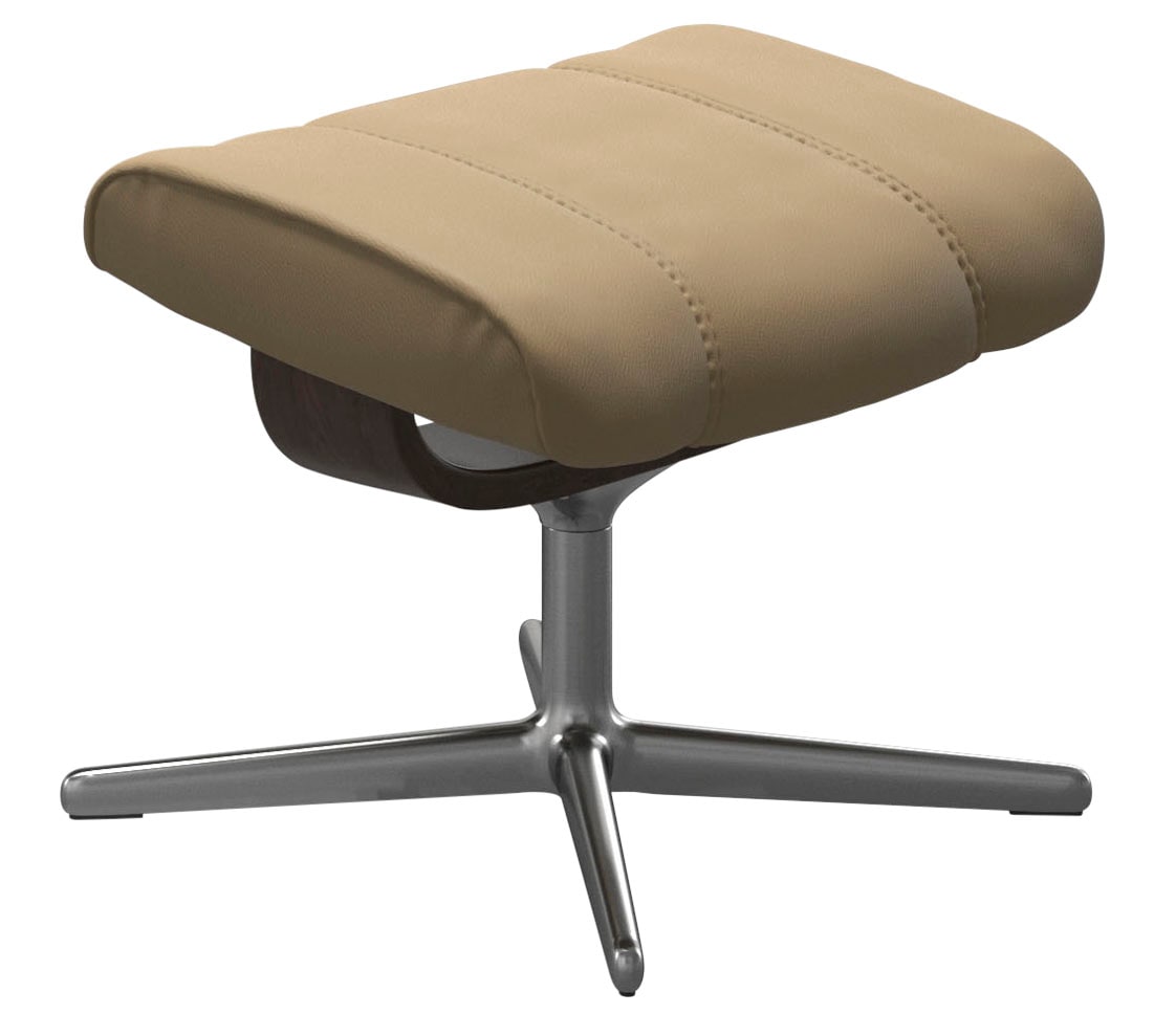 Stressless Fußhocker "Consul" mit Cross Base, Größe S, M & L, Holzakzent Wenge