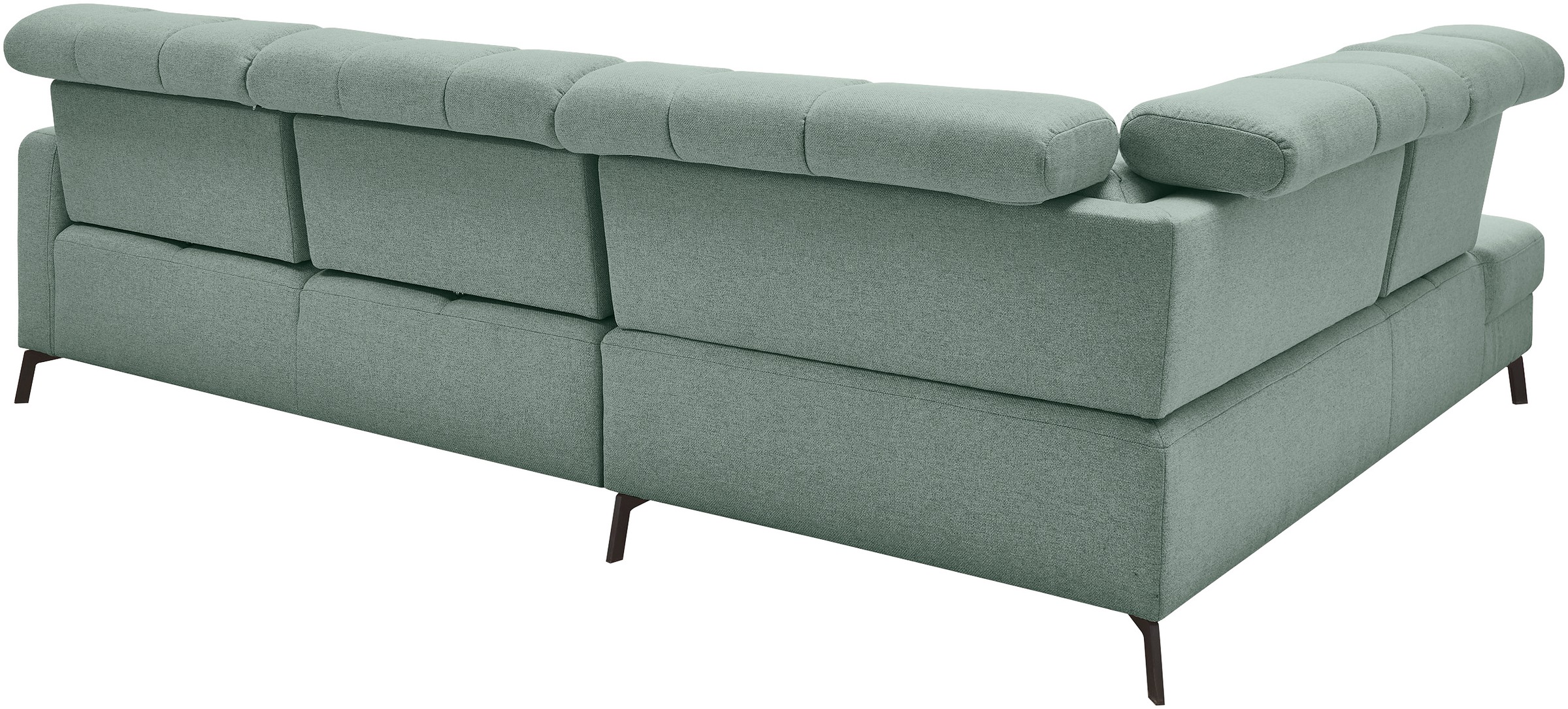 Musterring Ecksofa »MR 4615«, mit Kopf- und Rückenverstellung, Metallfuß schwarz, Maße 272 x 214 cm