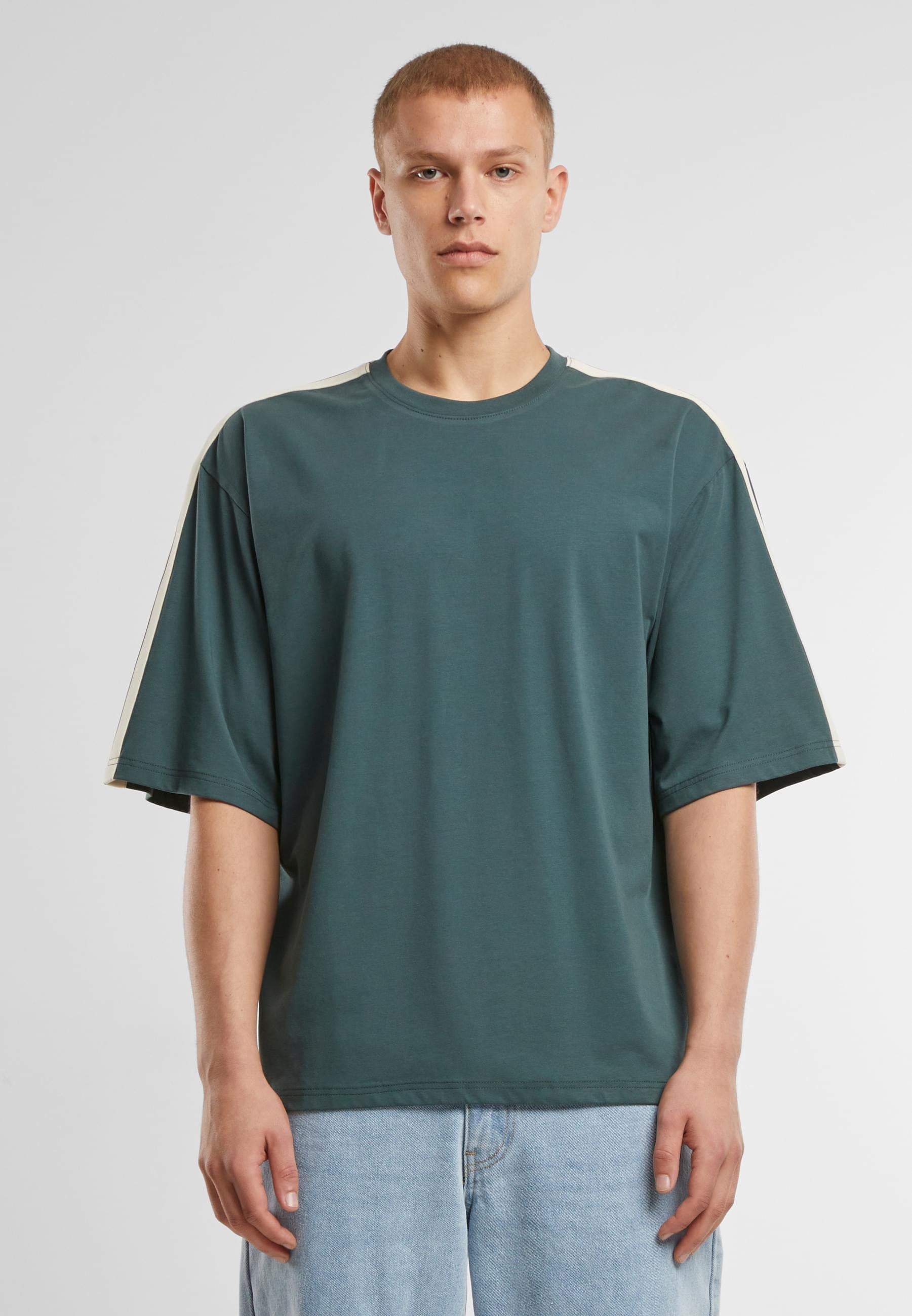 URBAN CLASSICS T-Shirt »Urban Classics Tennis Core Tee«, (1 tlg.)