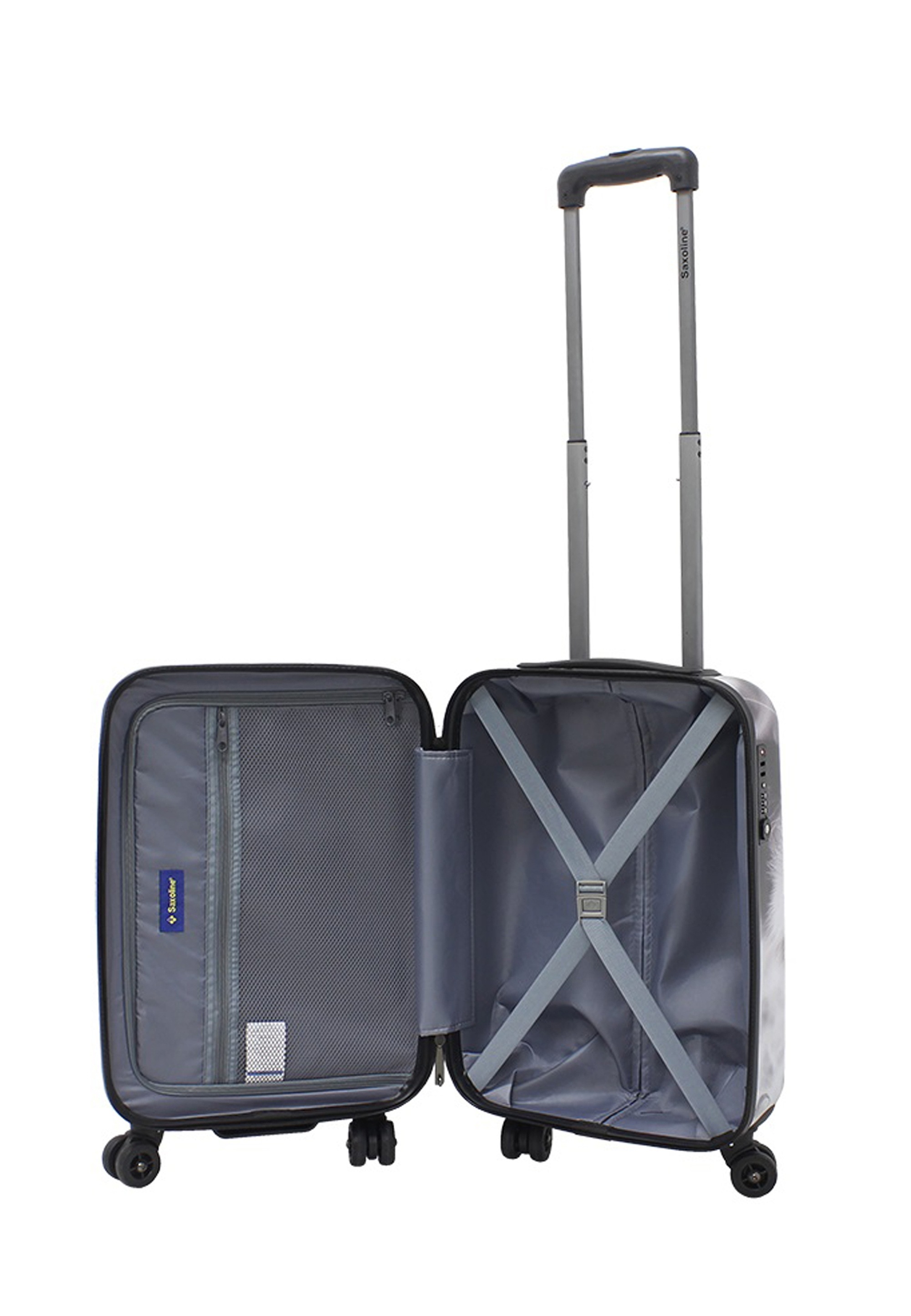 Saxoline® Koffer »White Cat« mit niedlichem Katzenmotiv