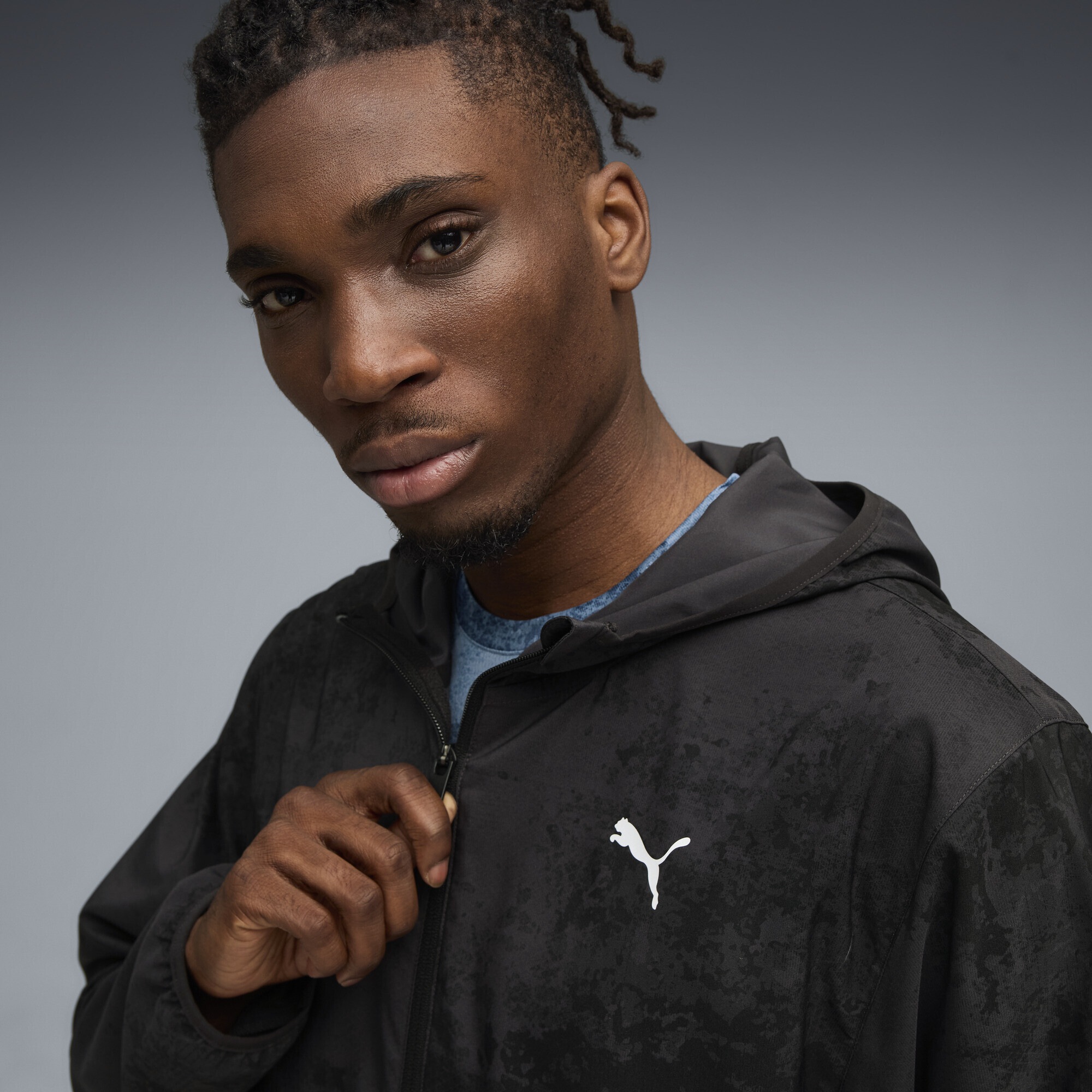 PUMA Trainingsjacke »TAD ESSENTIALS AOP Gewebte Jacke Herren«