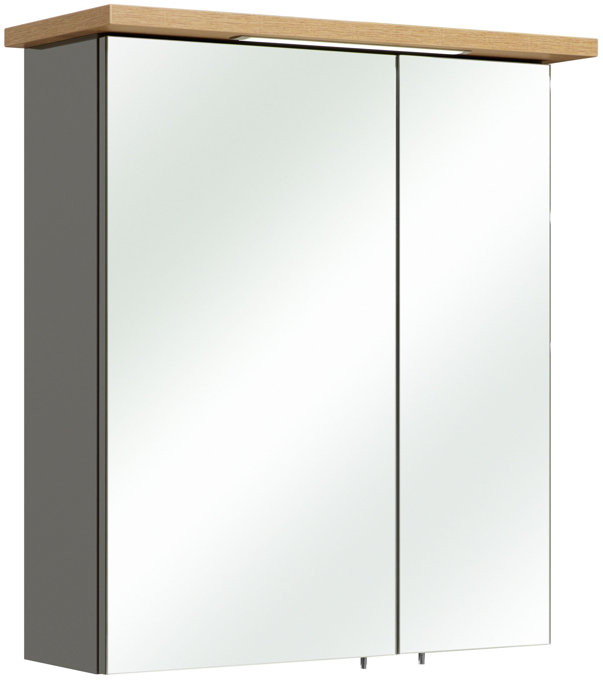 Saphir Spiegelschrank "mit LED-Beleuchtung und Türdämpfer"