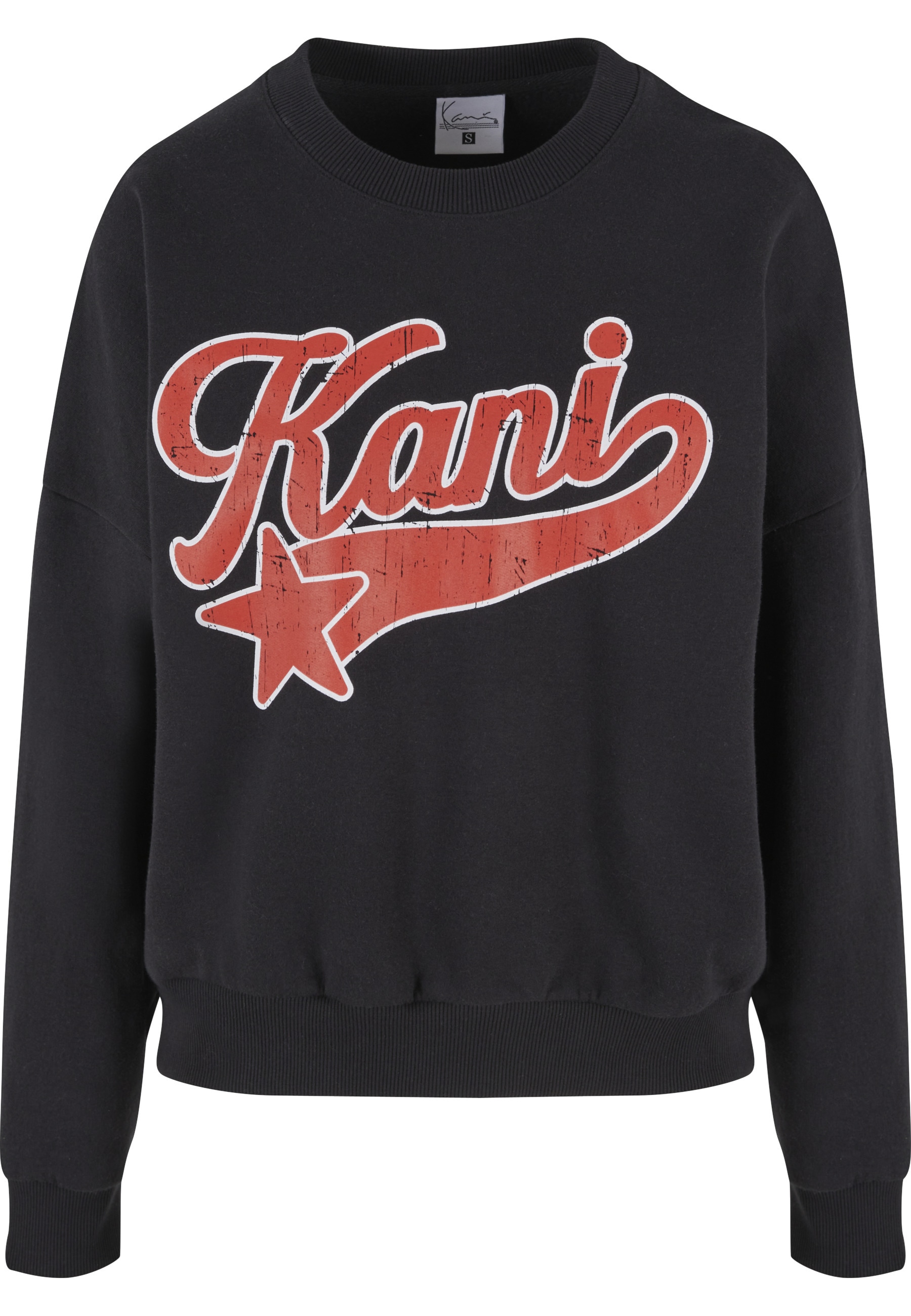 Karl Kani Sweater "Karl Kani Karl Kani Woven Signature Star Logo Crew"