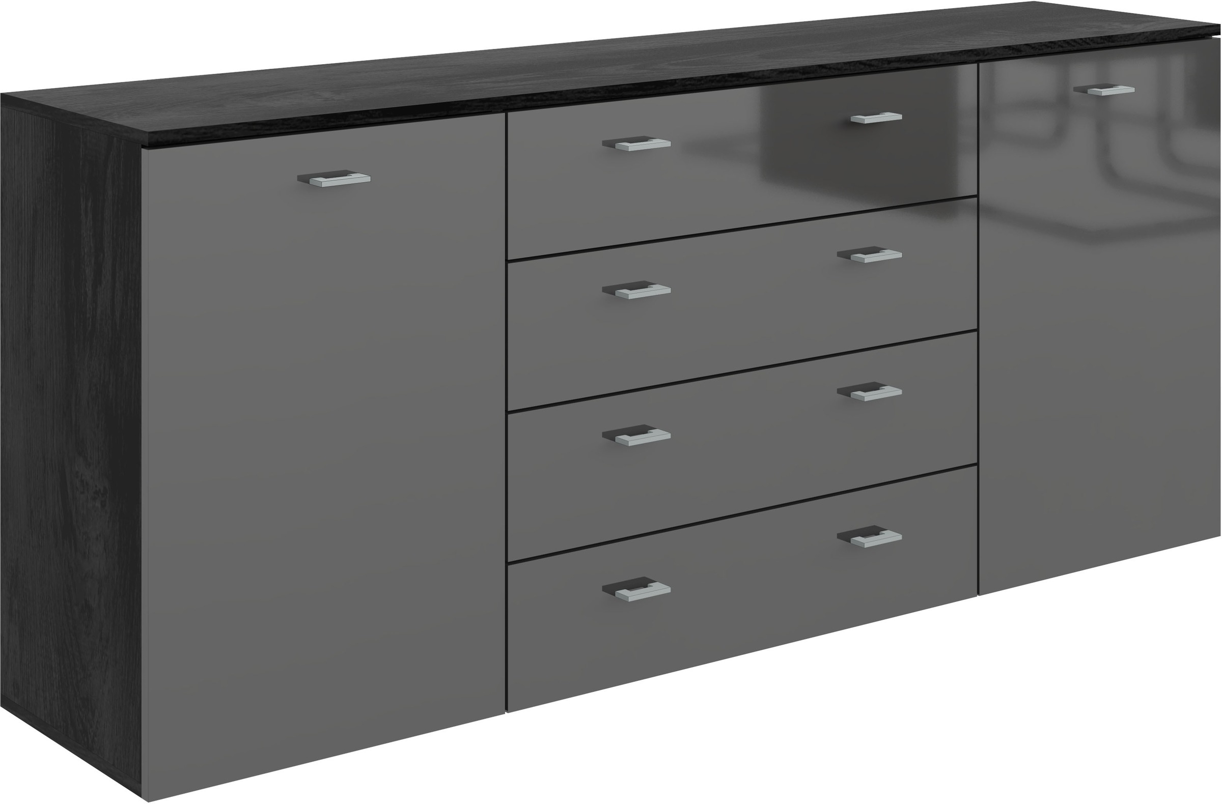 borchardt Möbel Sideboard "Scala, Breite 166 cm,", höhenverstellbare Einleg günstig online kaufen