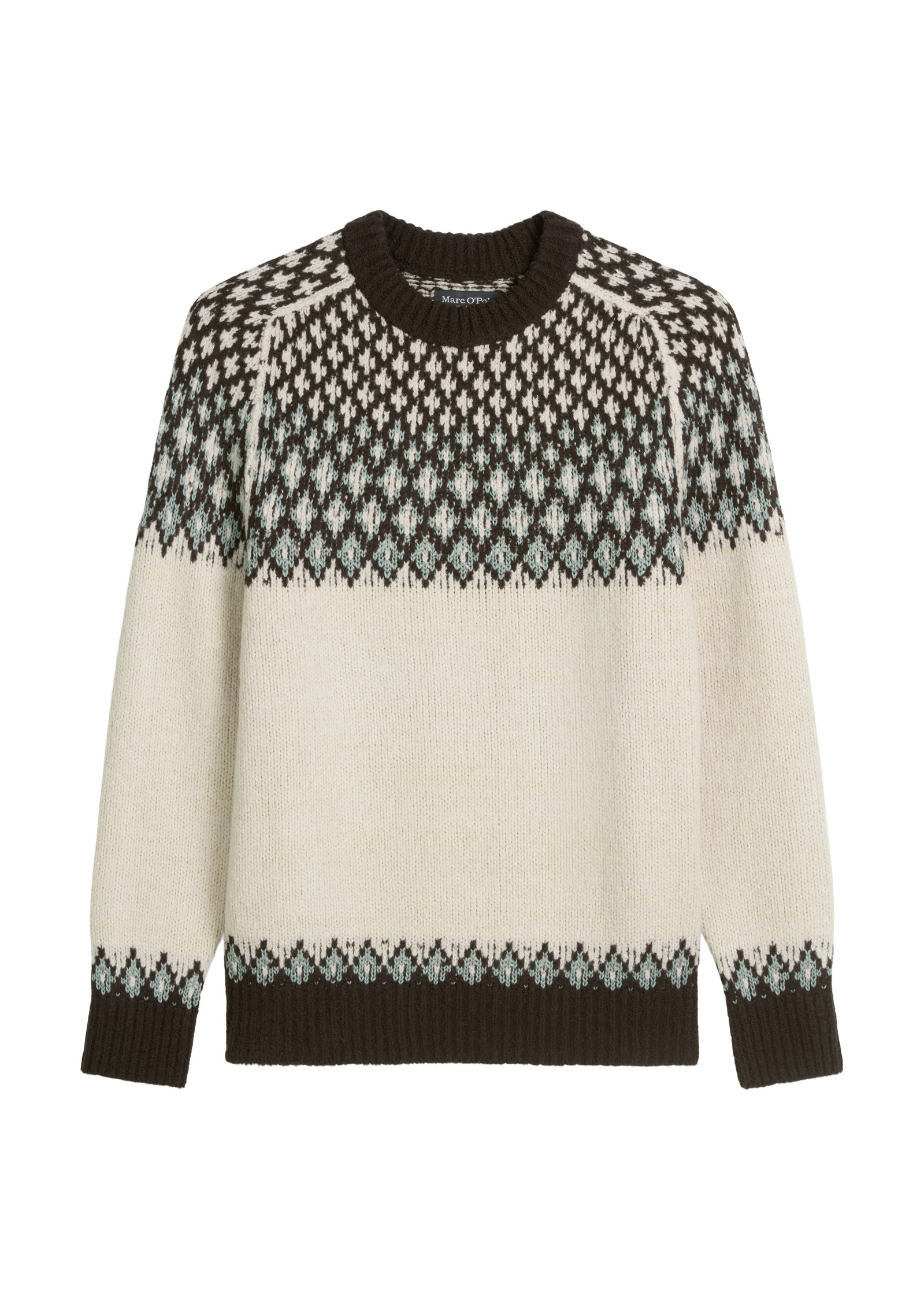 Marc O'Polo Rundhalspullover »aus weichem Schurwoll-Mix«