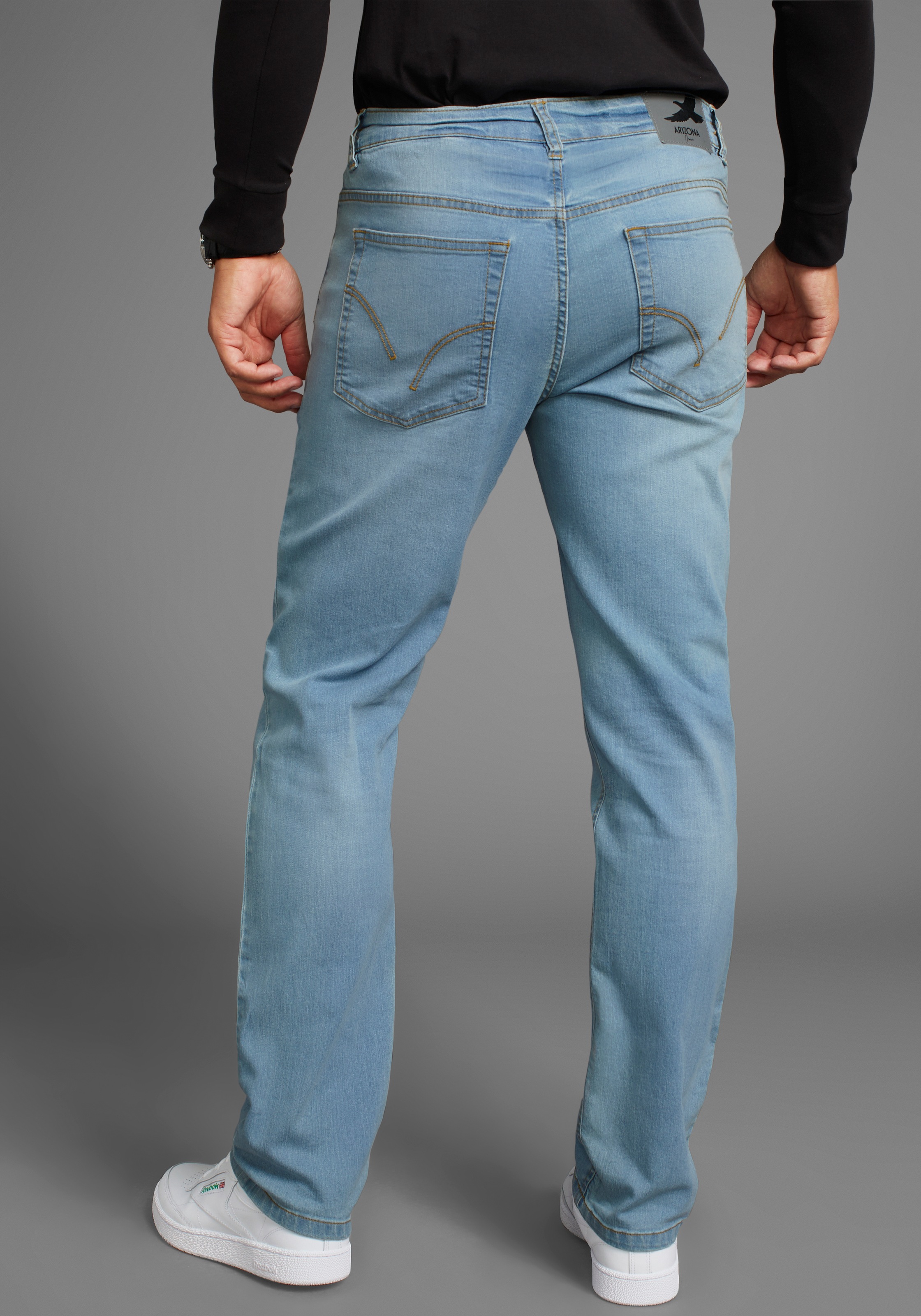 Arizona Dehnbund-Jeans "Paul", elastischer Dehnbund, Comfort-Fit, gerader B günstig online kaufen