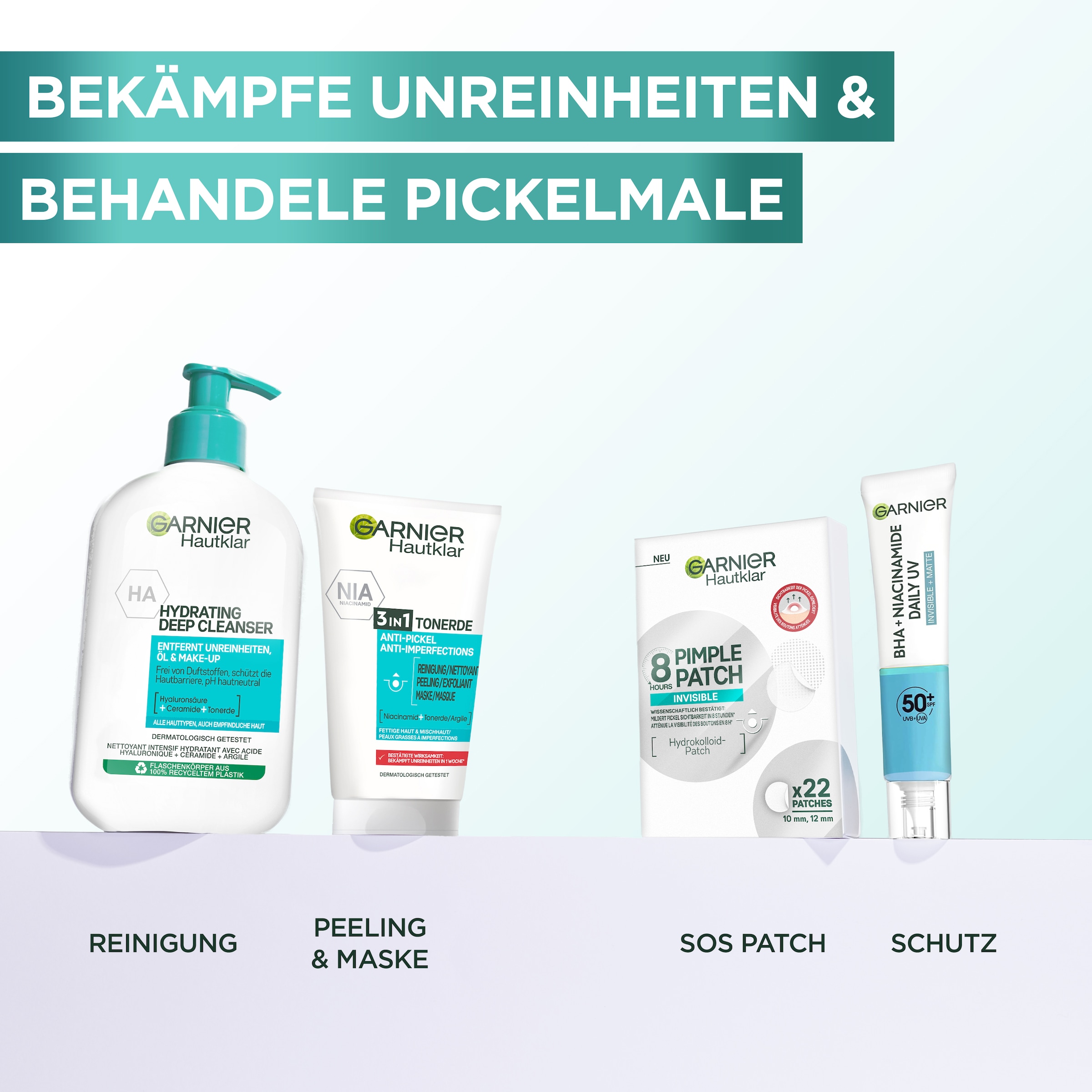 GARNIER Pflegestift »Garnier 8H Invisible Pimple Patch«