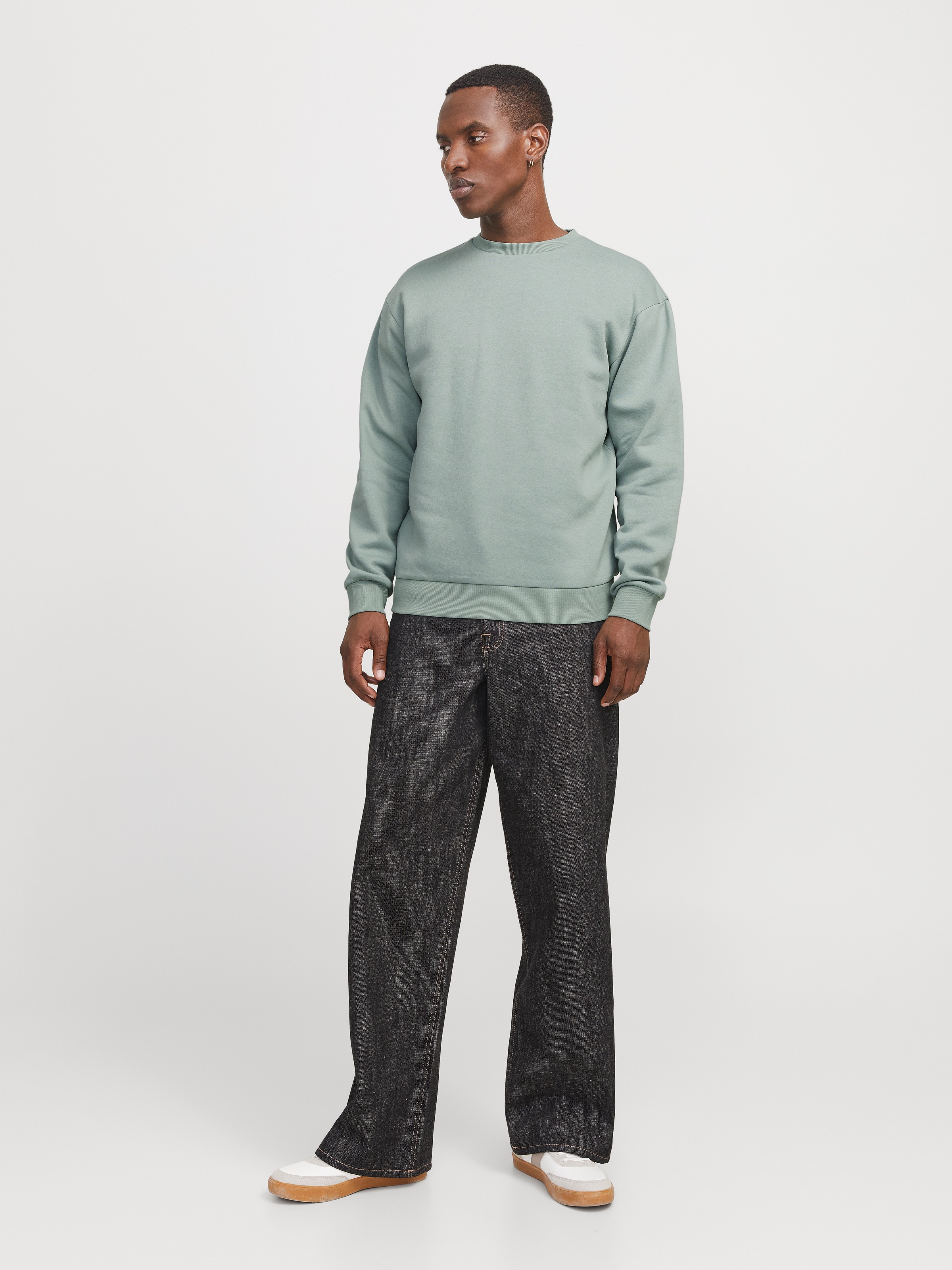 Jack & Jones Sweatshirt »JJEBRADLEY mit Rippbündchen für Alltag und Freizeit«, mit Rippbündchen