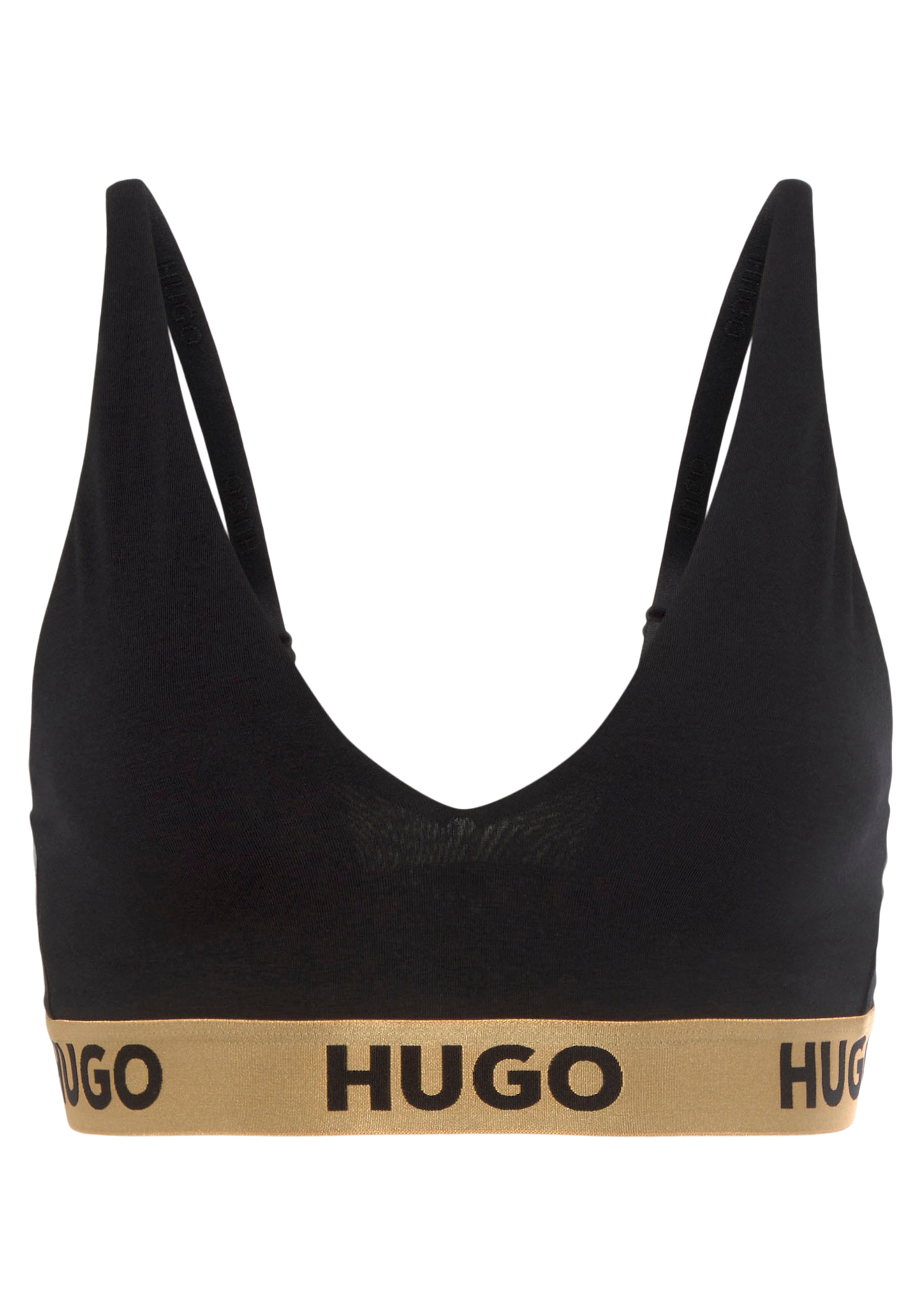 HUGO Triangel-BH »TRIANGLE PADD.SPORTY«, mit | online bestellen BAUR Logobündchen