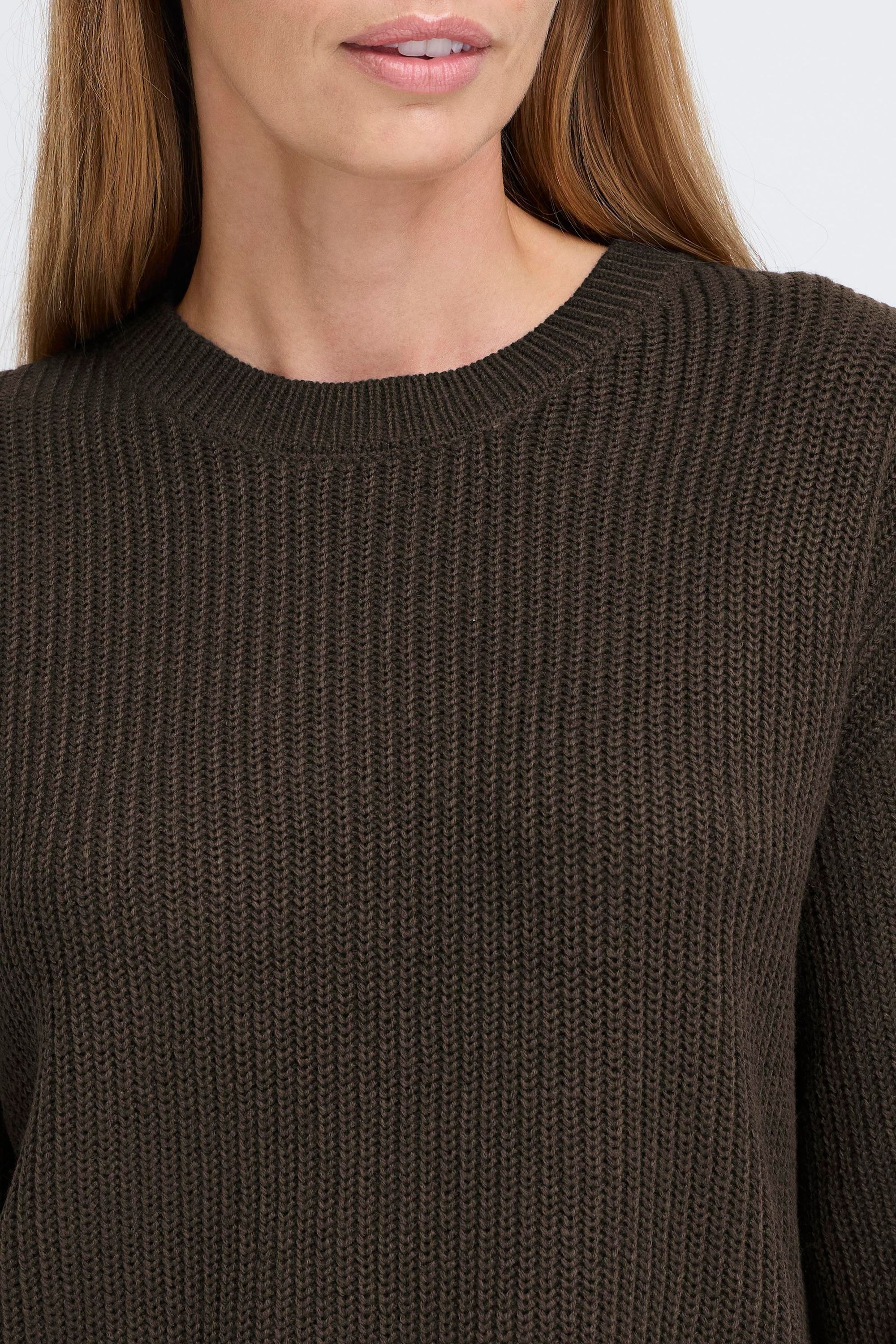 OXMO Strickfleece-Pullover »Strickpullover OXFKIMNI«