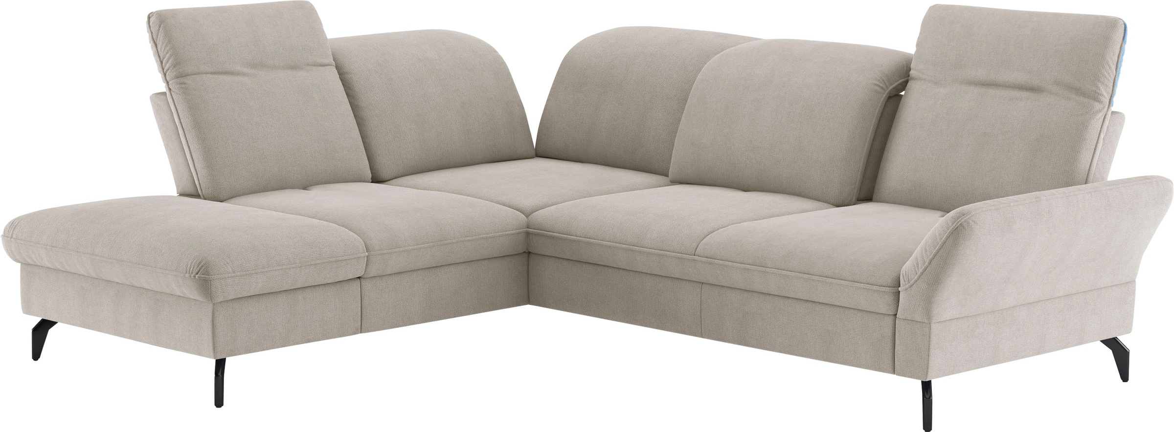 Sit & More Leandro L-Shape Corner Sofa Beige