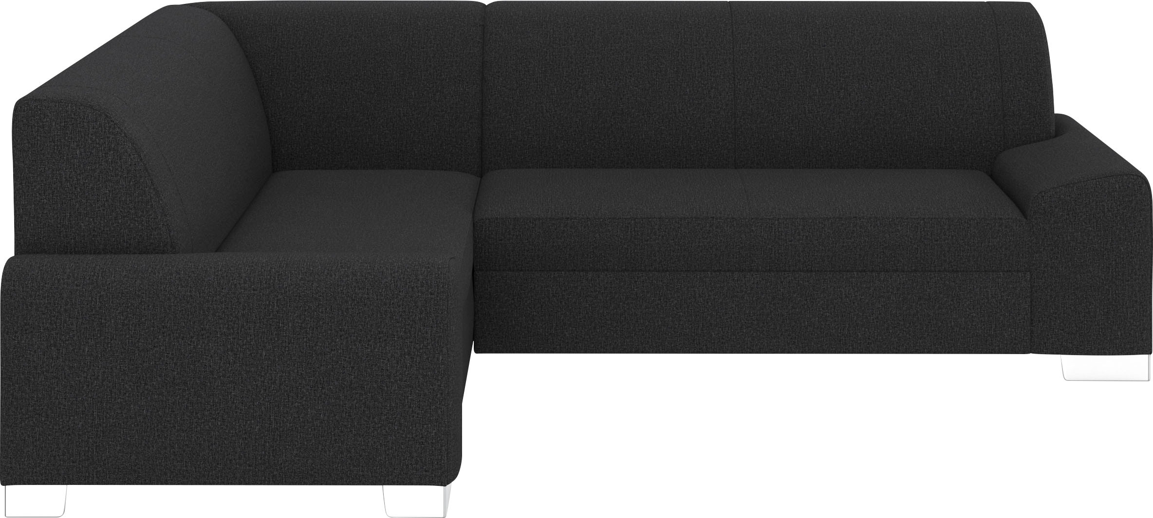 DOMO collection Ecksofa "Anzio in kubischer Formensprache, flache Armlehnen günstig online kaufen