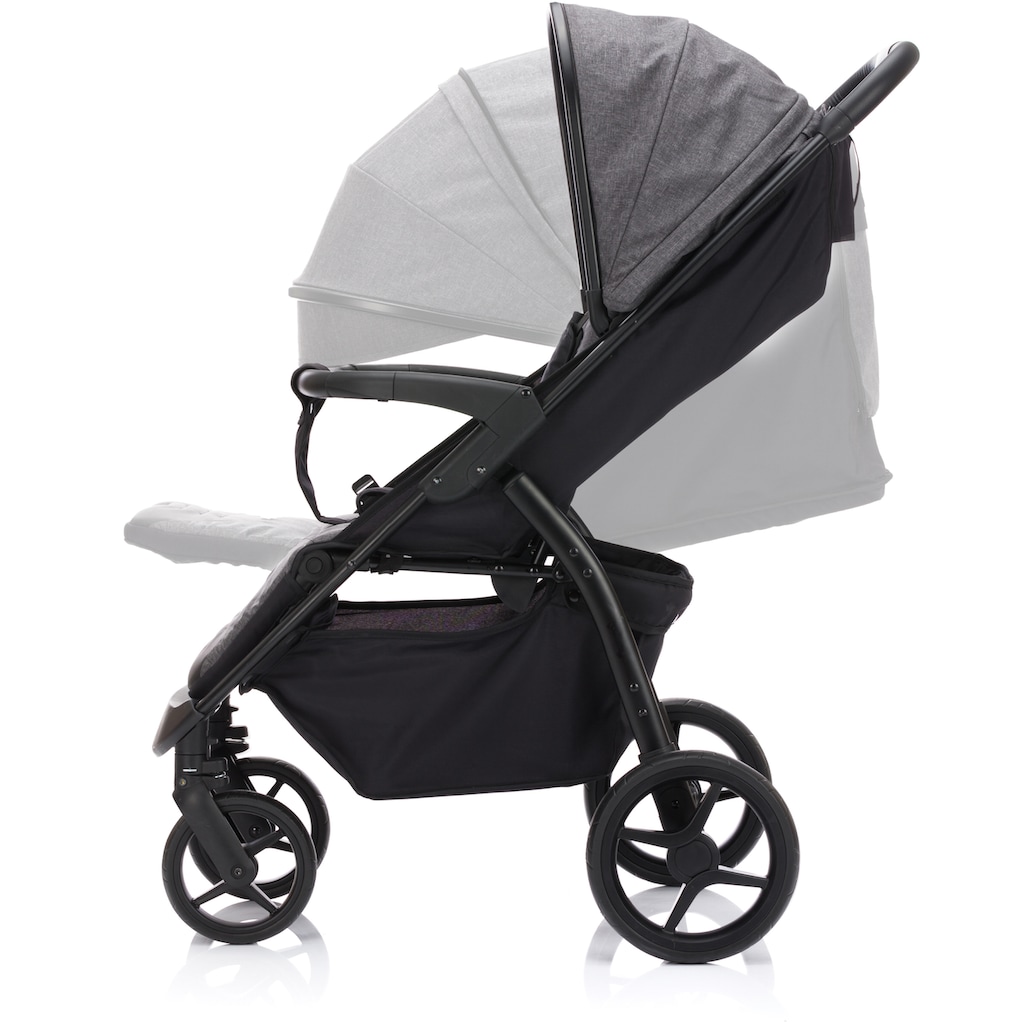 Fillikid Kinder-Buggy »Driver, dunkelgrau melange«, Kinderwagen, Sportwagen