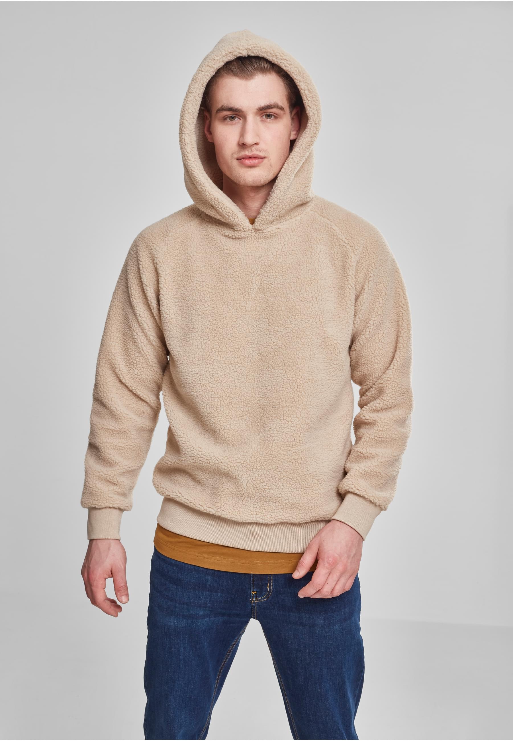 URBAN CLASSICS Sweatshirt »Urban Classics Herren Sherpa Hoody«, (1 tlg.)