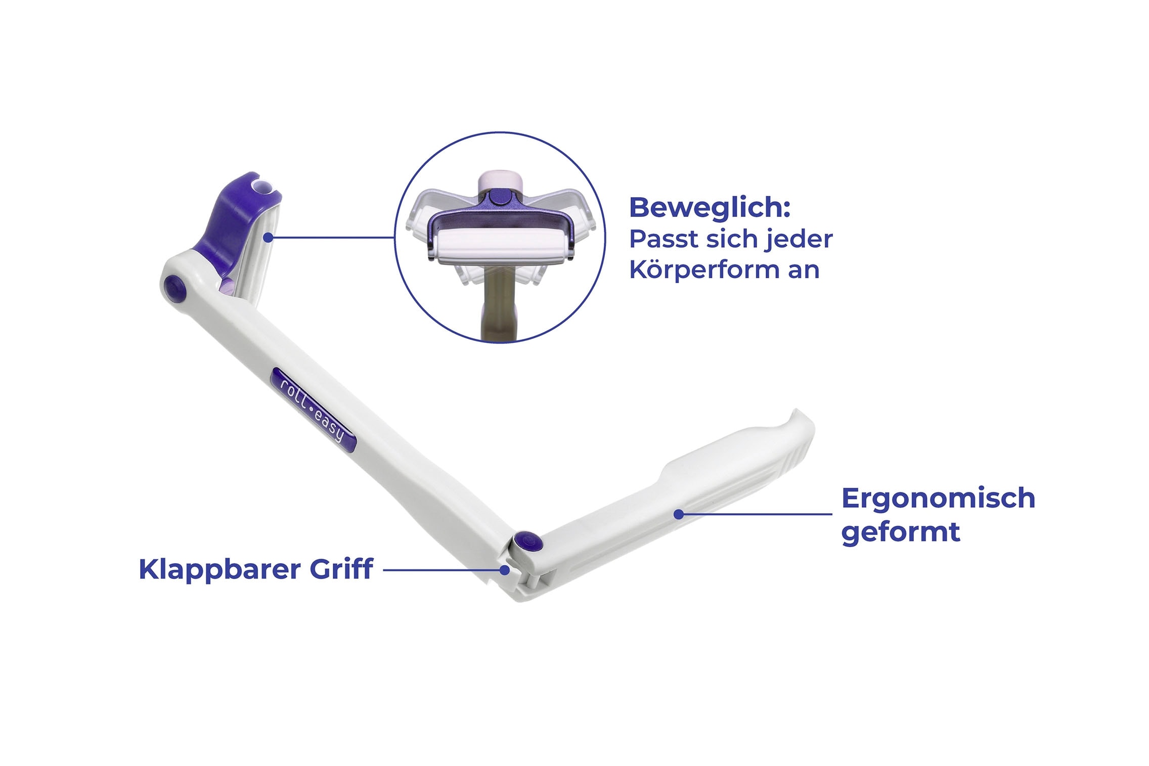 Maximex Rückencremer »mit Teufelskralle-Creme«, (Set, 2 tlg.), 3 verschiedene Applikatoren