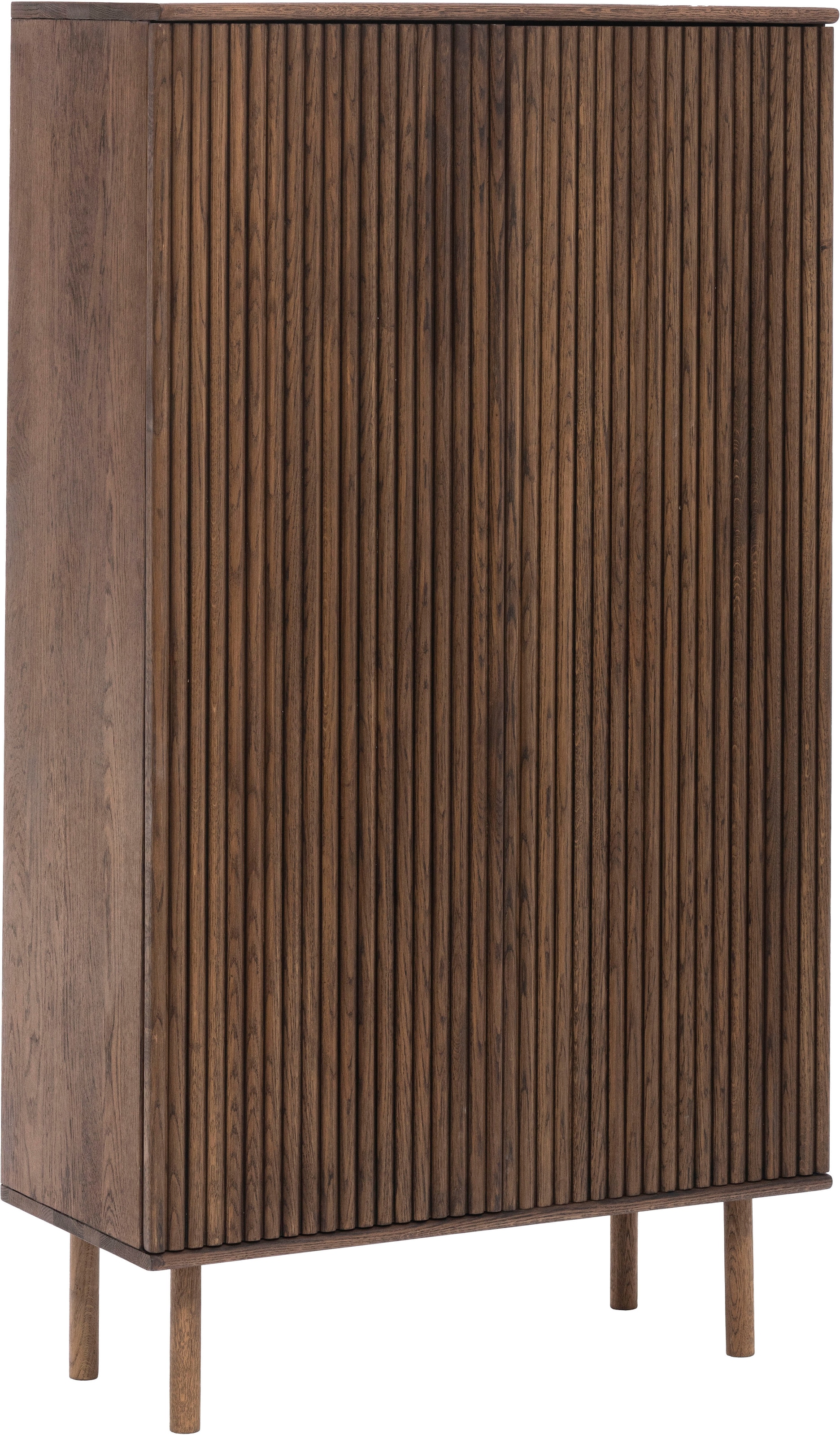 whiteoak Lowboard »Grooveland«, aus massivem, geölt und geschliffenem Eichenholz, Höhe ca. 160 cm