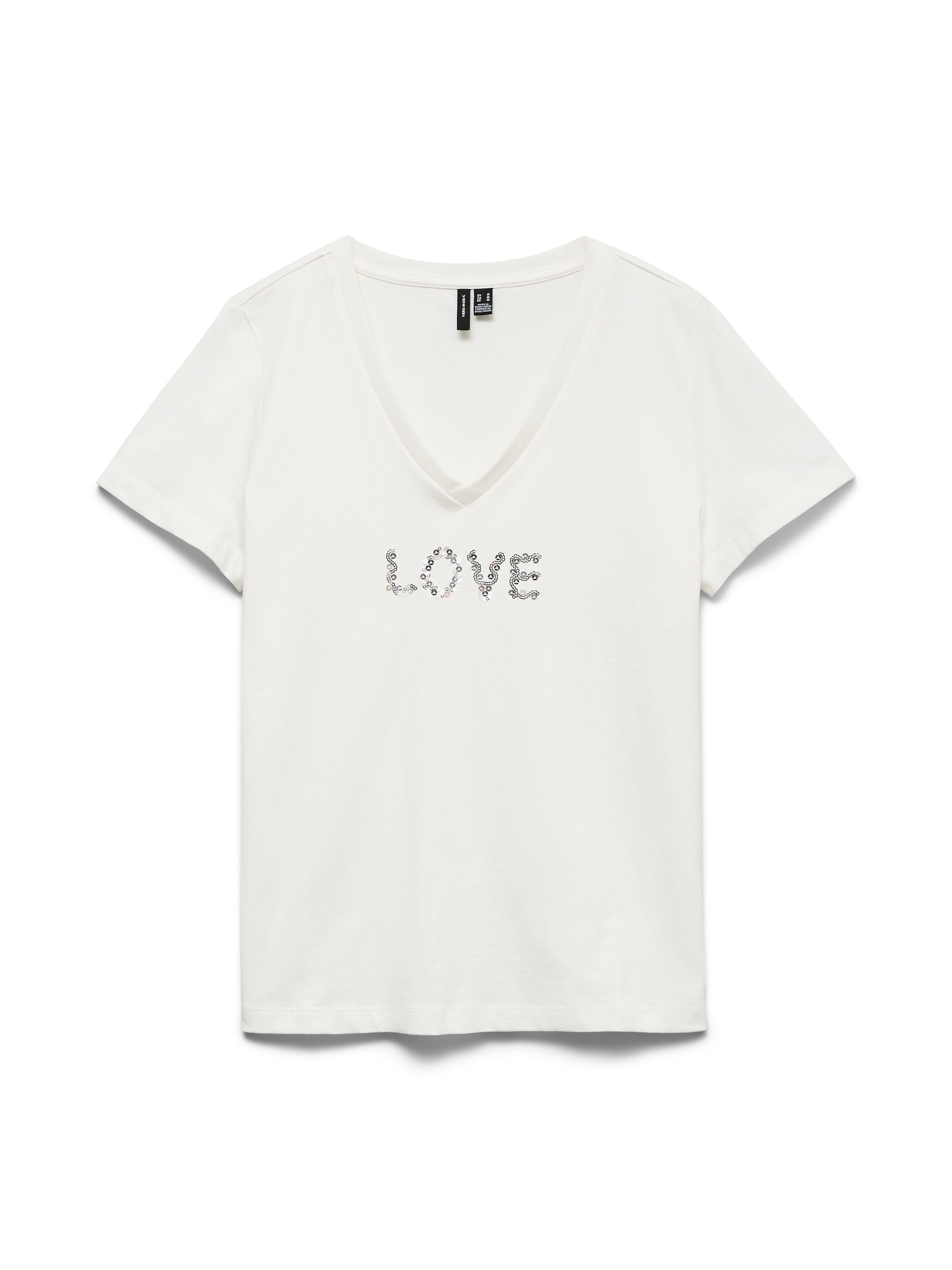 Vero Moda Kurzarmshirt »VMJOAN VANESSA SS TOP BOX JRS« Baumwolle, regular fit