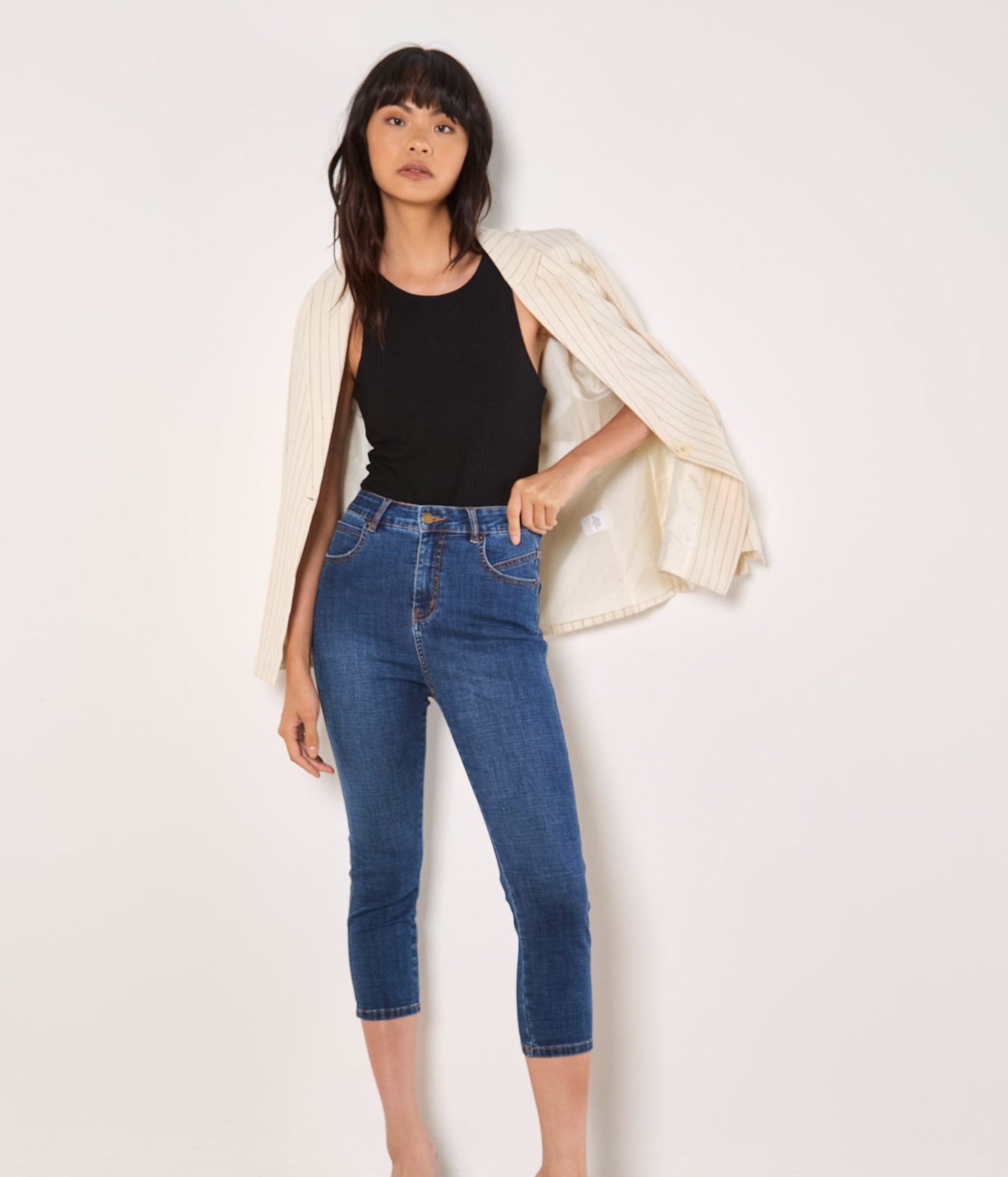 Apricot Skinny-fit-Jeans "Sara Jeans" in Stretchware