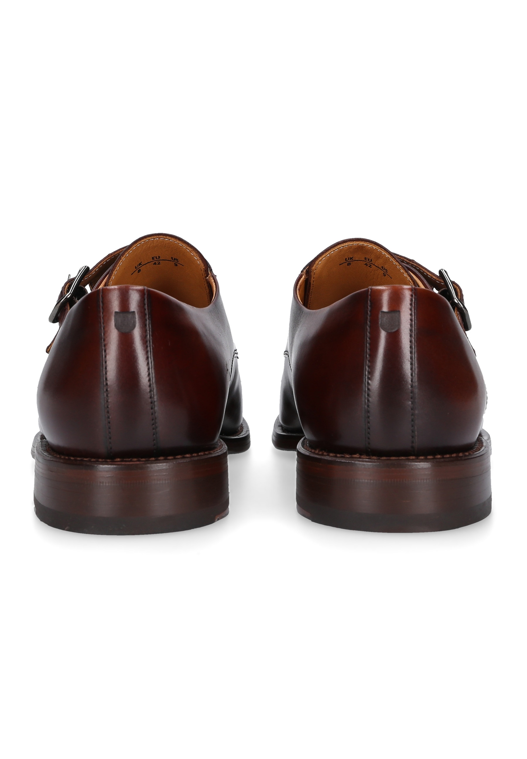 Henry Stevens Schnürschuh »Winston CDM«, Herren Businessschuh Double Monk Strap handgefertigt, Lederschuh