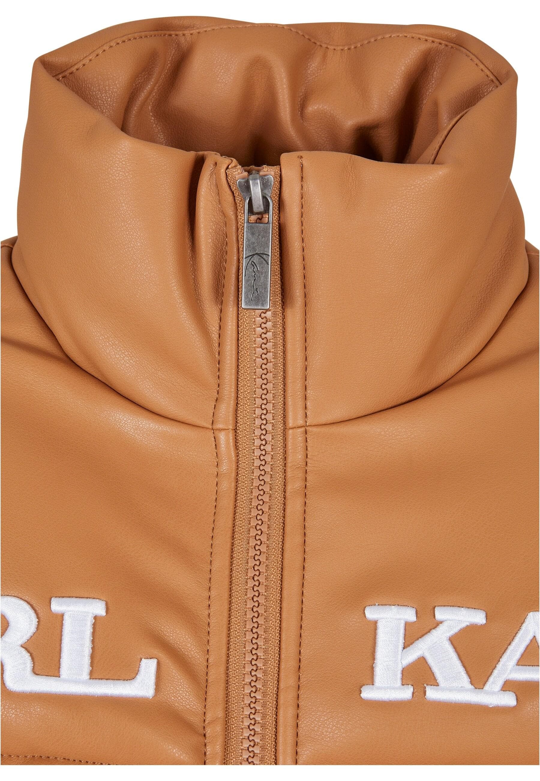 Karl Kani Allwetterjacke »Karl Kani Damen KW224-049-1KK Retro Puffer PU Jacket«, (1 St.), ohne Kapuze