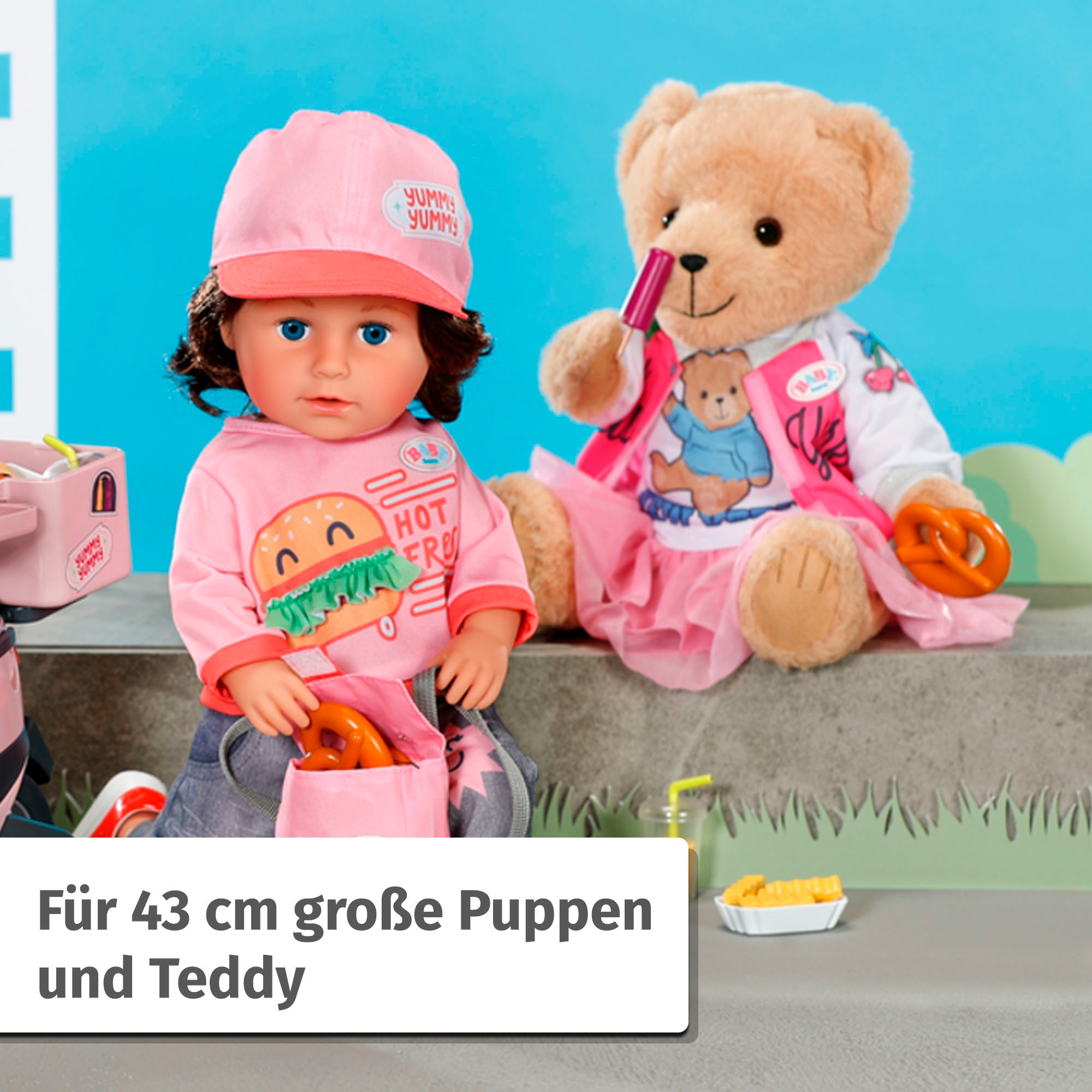 Baby Born Puppenkleidung »Snack Shop Outfit, 43 cm«