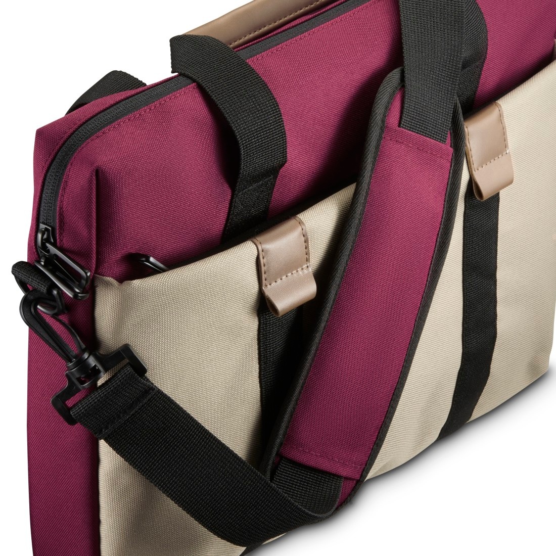 Hama Laptoptasche »Nachhaltige Notebooktasche für 34-36 cm (13,3 -14,1 Zoll), Trolleyband«, Recyceltes Polyester, Laptopfach, Vordertasche Organizerstruktur