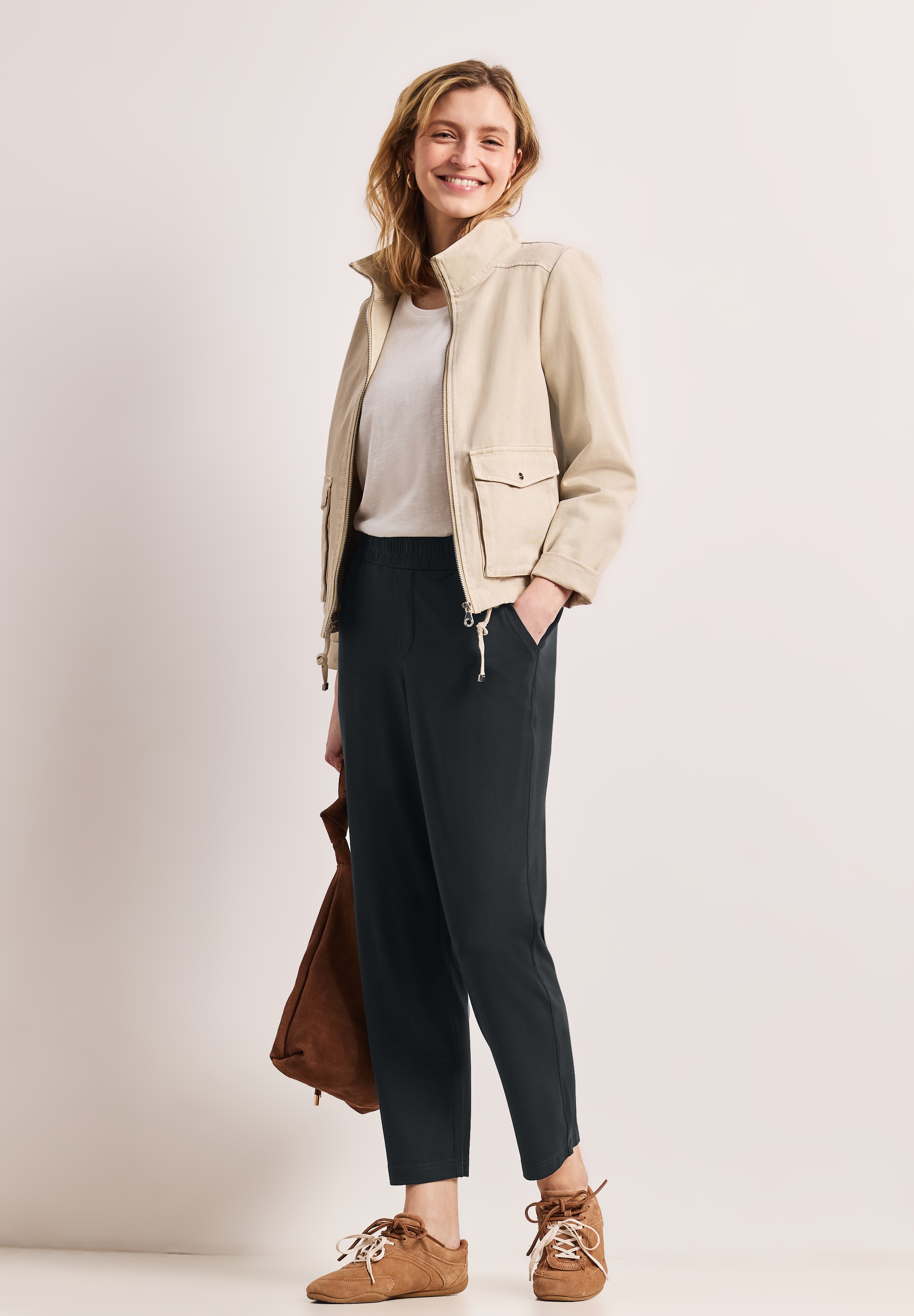 STREET ONE Stoffhose  Middle Waist