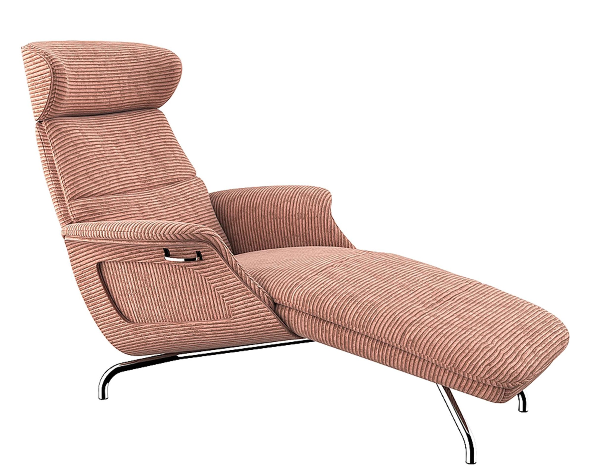 Thumbnail - FLEXLUX Loungesessel "Clement Chaislongue, Relaxstuhl, Liegesessel,", Rücken- & Kopfteilverstellung, Armlehne gepolstert...