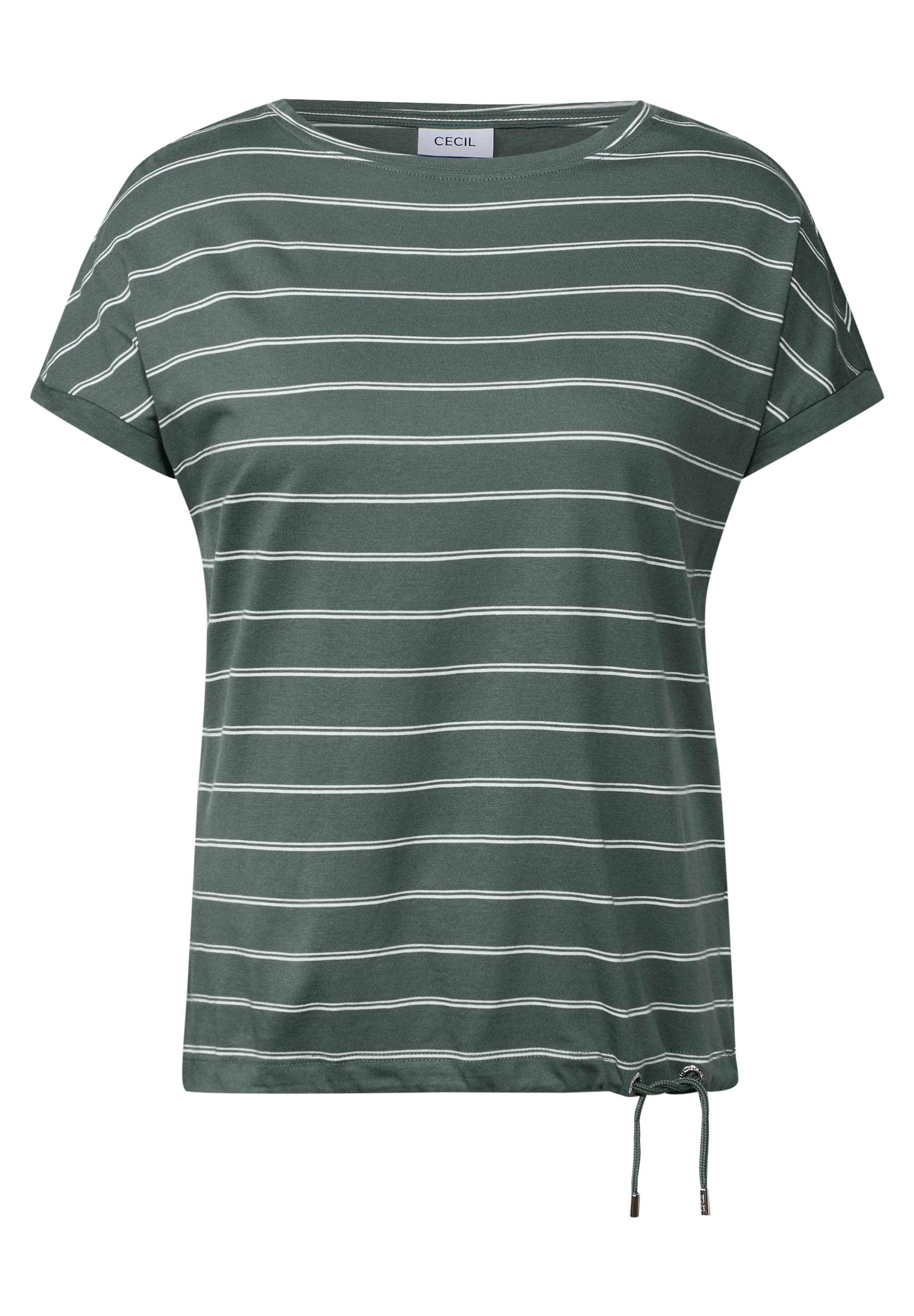 Cecil T-Shirt, mit Tunnelzugsaum