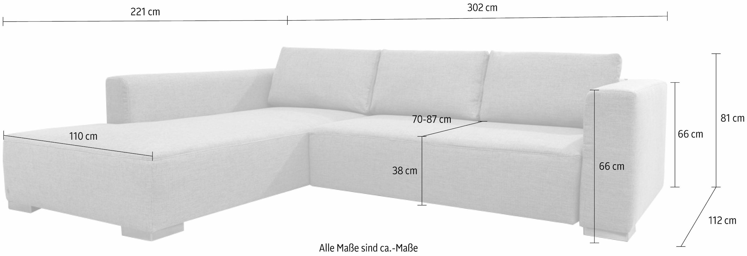 TOM TAILOR HOME Ecksofa »HEAVEN STYLE XL«, aus der COLORS COLLECTION, wahlweise mit Bettfunktion & Bettkasten