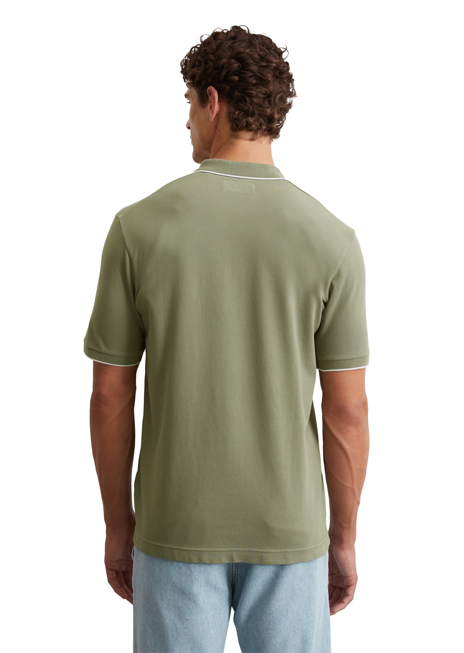 Marc O'Polo Poloshirt »aus Bio-Baumwoll-Mix«