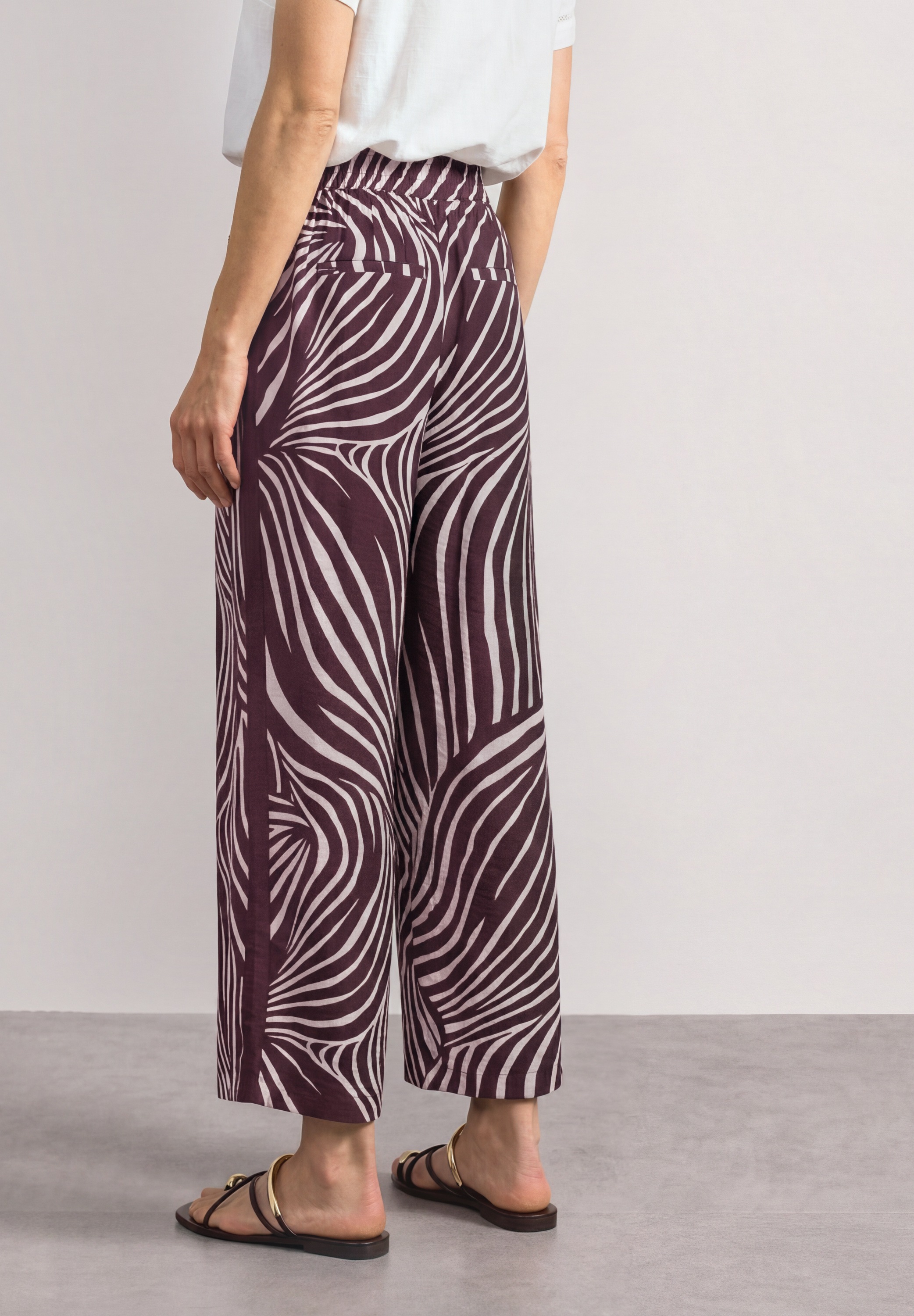 STREET ONE Stoffhose  mit Wide Legs
