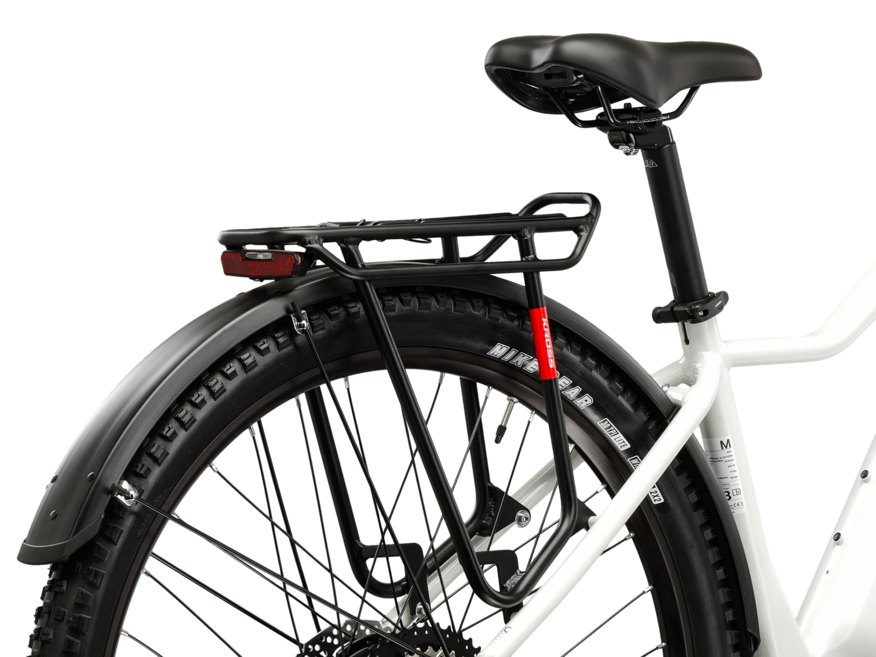 Kross »KROSS E-MTB Lea Boost 1.0 29 Zoll weiß 8 Gänge 2026« 8 Gang Shimano ESSA U2000 Schaltwerk Kettenschaltung Heckmotor 250 W