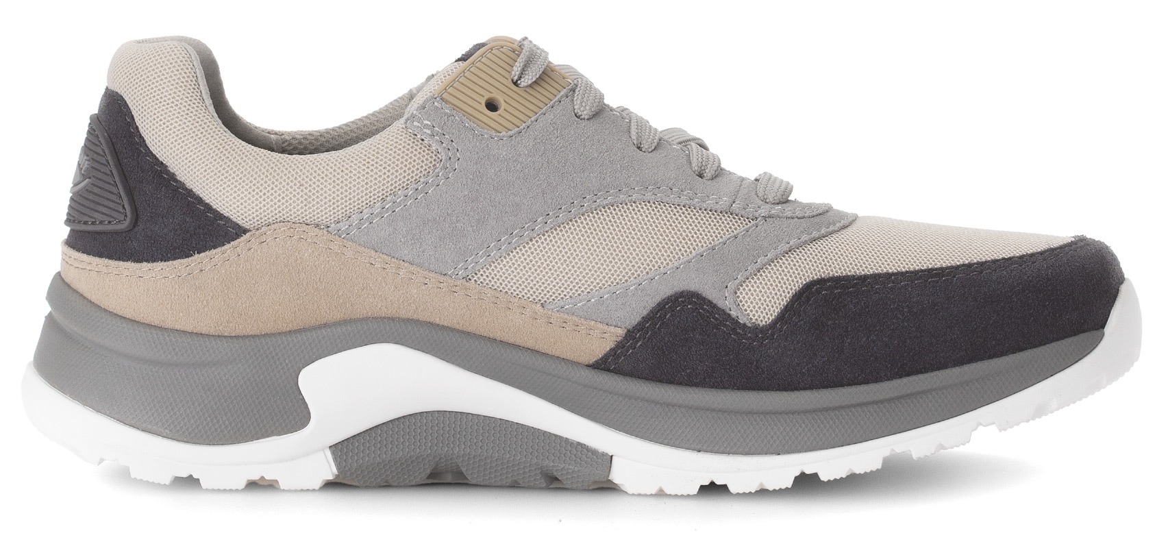 Gabor Rollingsoft Keilsneaker, Freizeitschuh, Halbschuh, Schnürschuh mit Wechselfußbett, Weite G