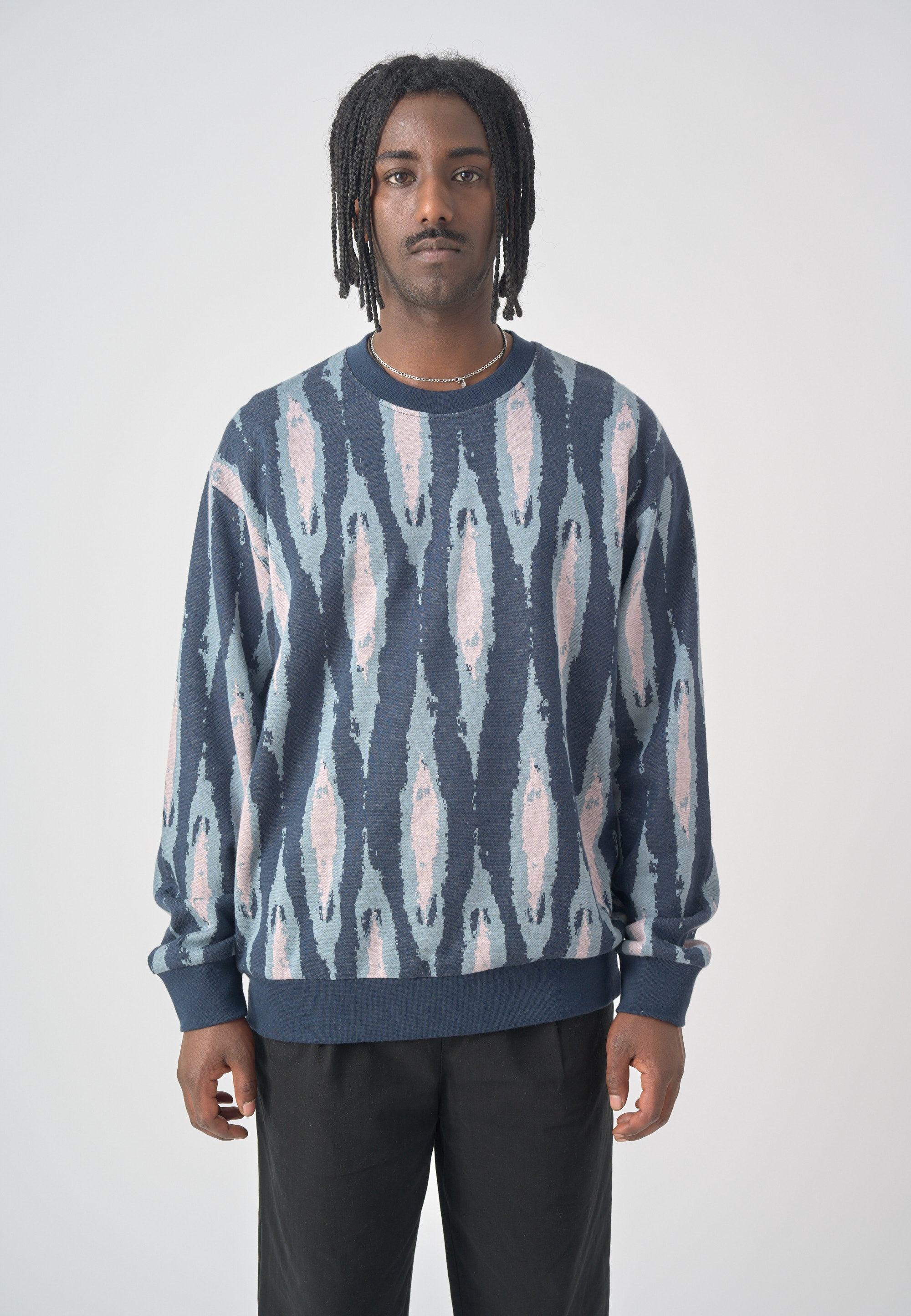 Strickpullover »Boxy Crewneck Scratch Crew«, mit lockerem Schnitt