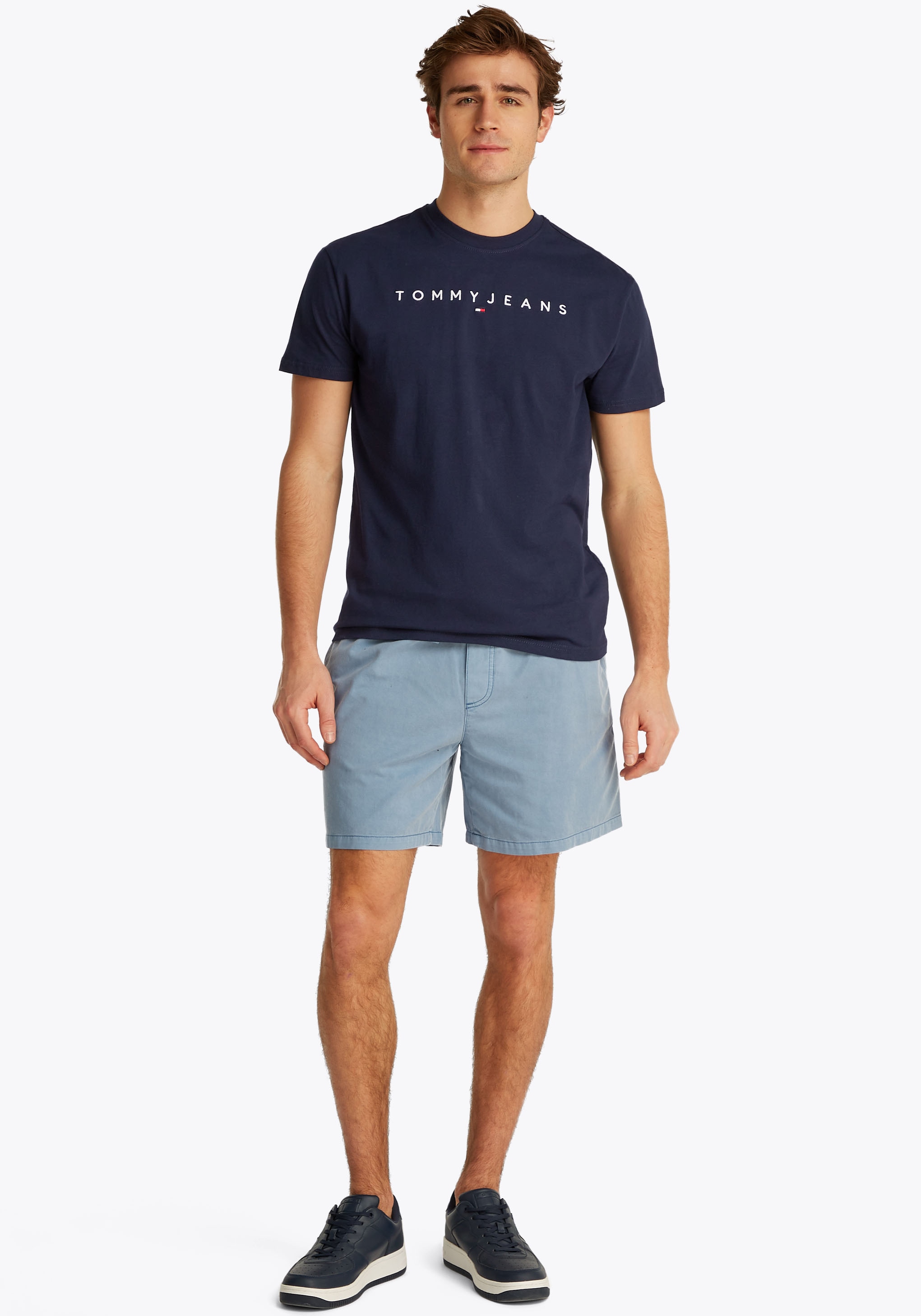 Tommy Jeans T-Shirt »TJM REG LINEAR LOGO TEE EXT«