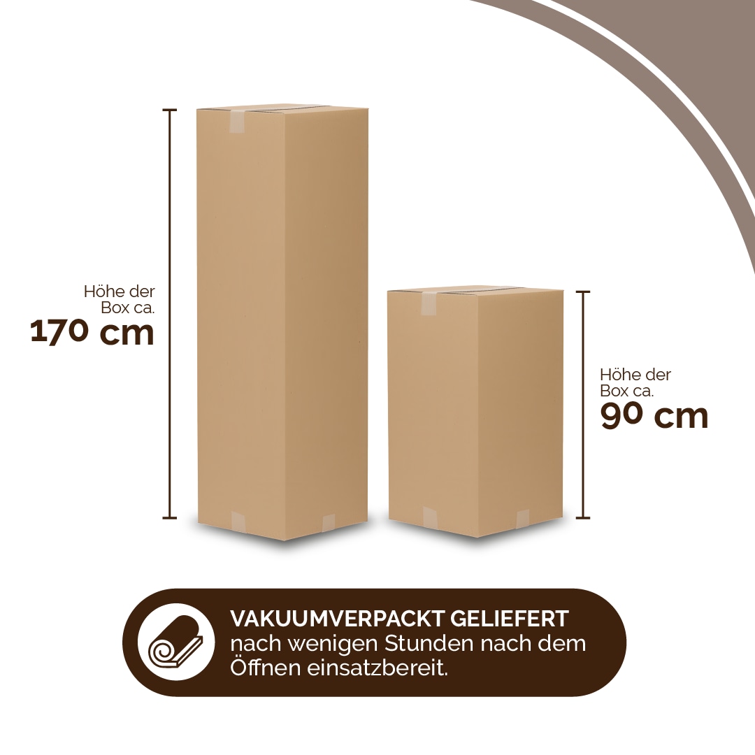 DI QUATTRO Visco-Matratze »Matratze Boxspringlook, integrierter Topper, in 90x200 cm erhältlich« 30 cm hoch Raumgewicht: 30 kg/m³ 1 Stk. tlg. Matratze in 90x200 und 140x200 cm erhältlich, extrahohe Matratze